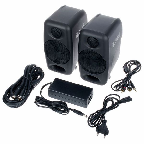 IK Multimedia iLoud Micro - Par de monitores activos de 3", color negro - https://www.cromaonline.cl/