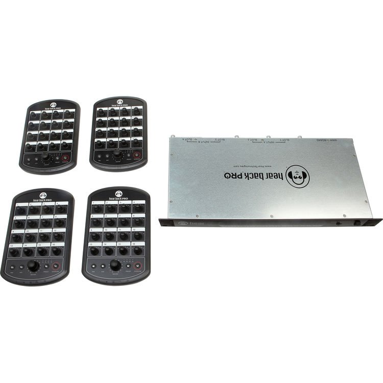 Hear Technologies - Hear Back PRO 4 Pack - Sistema de Monitoreo Profesional
