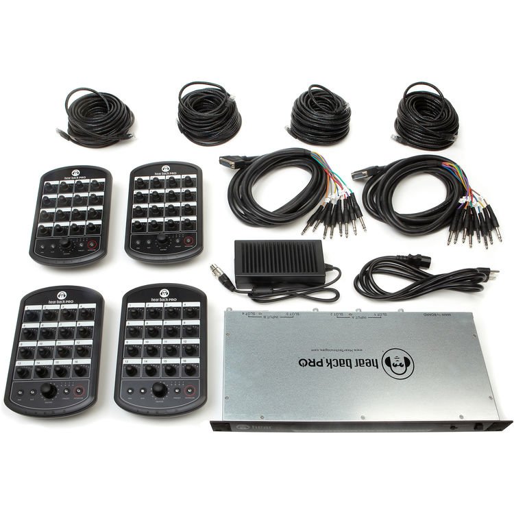 Hear Technologies - Hear Back PRO 4 Pack - Sistema de Monitoreo Profesional