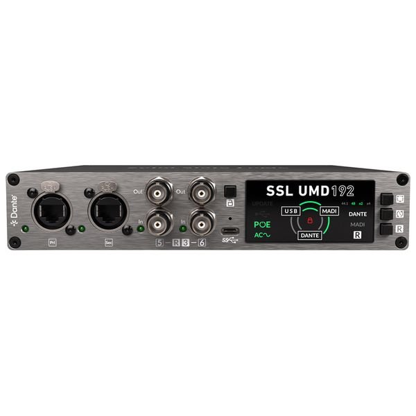 Solid State Logic - UMD192 interfaz de audio digital MADI y Dante - https://www.cromaonline.cl/