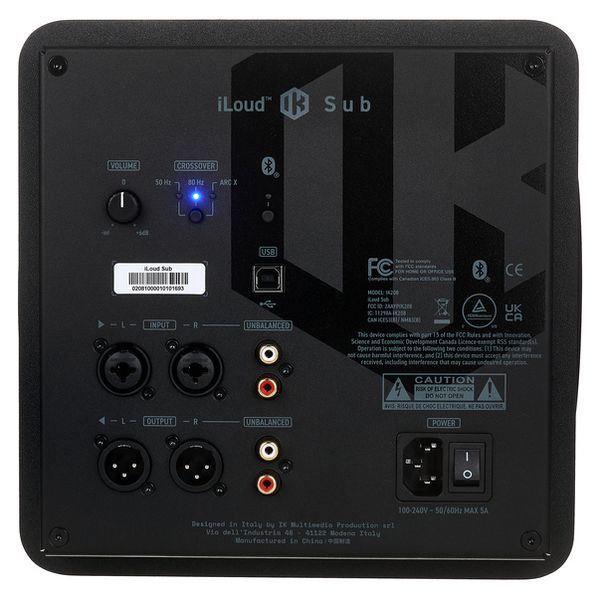 IK Multimedia iLoud Sub - Subwoofer activo de 2x6.5" - 200W