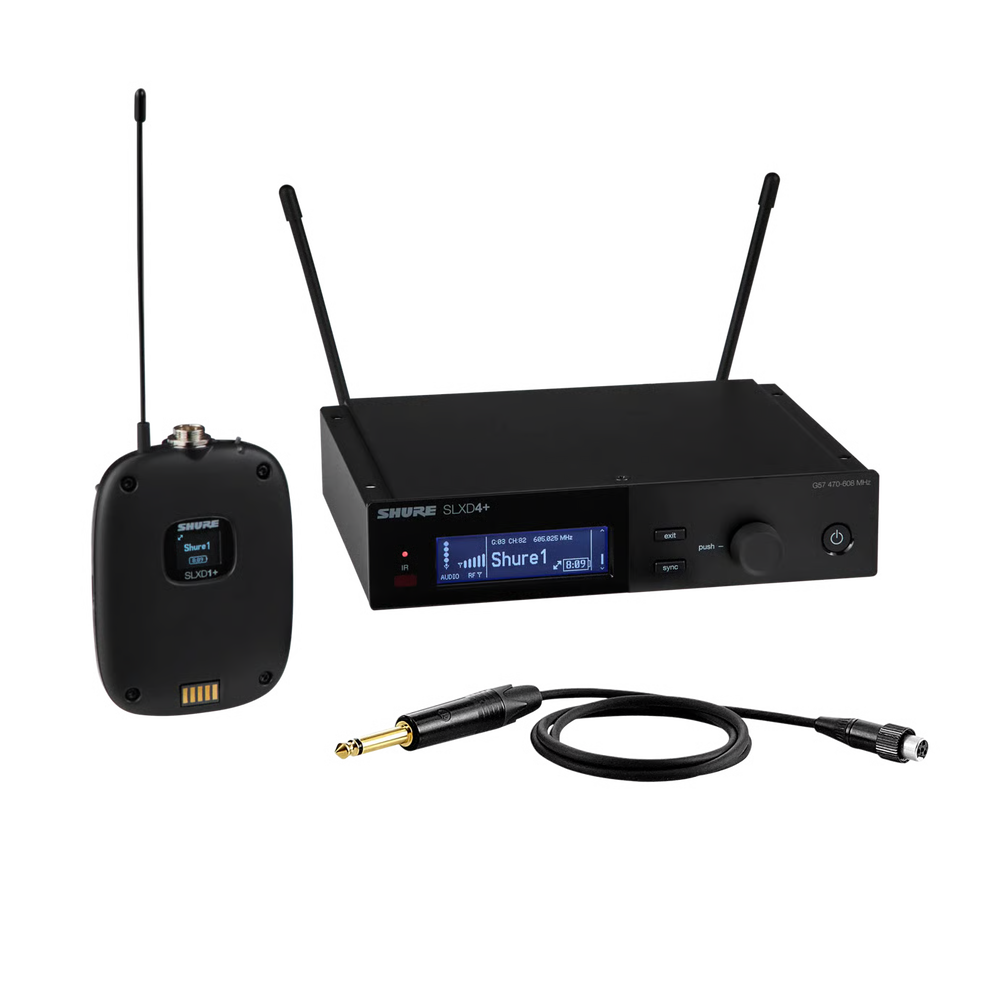 Shure SLXD14+ G57 – Sistema inalámbrico digital Bodypack