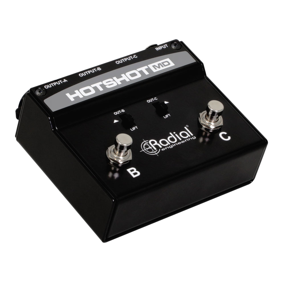 Radial HotShot MD - Conmutador de micrófono dinámico de múltiples salidas