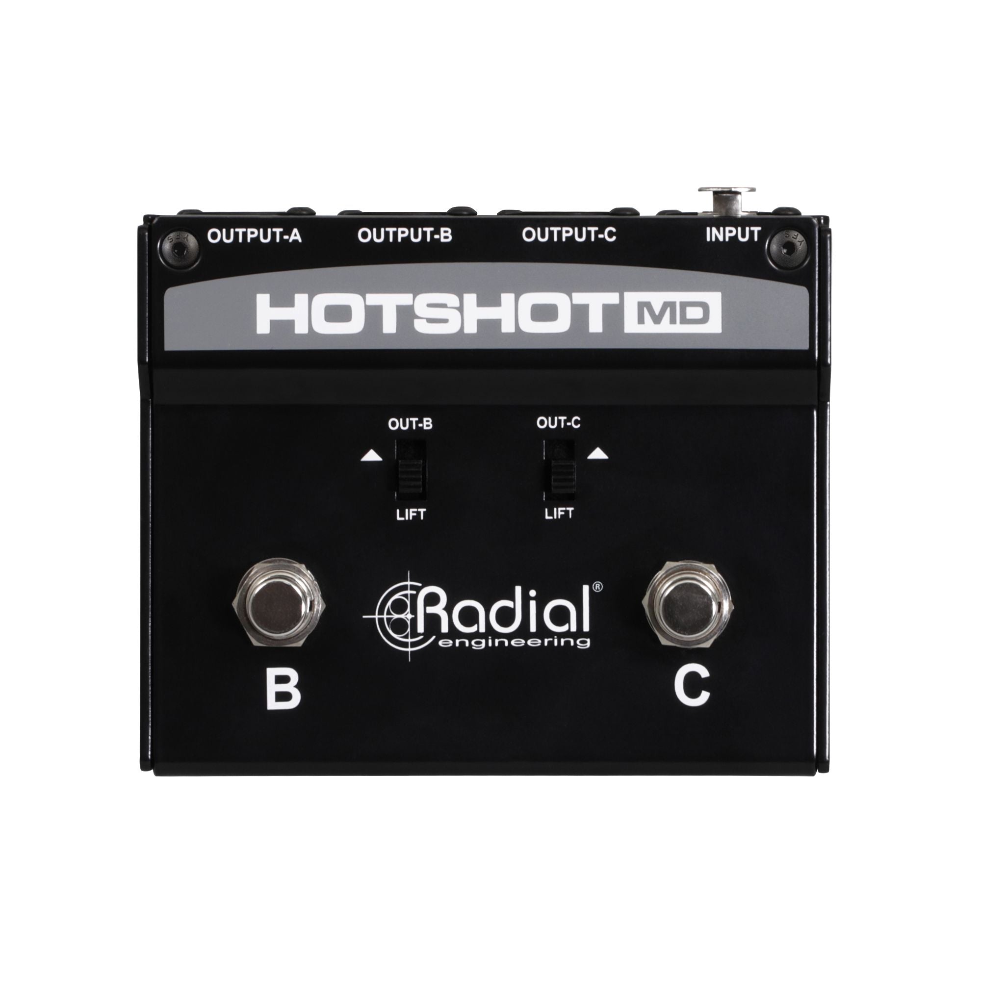 Radial HotShot MD - Conmutador de micrófono dinámico de múltiples salidas