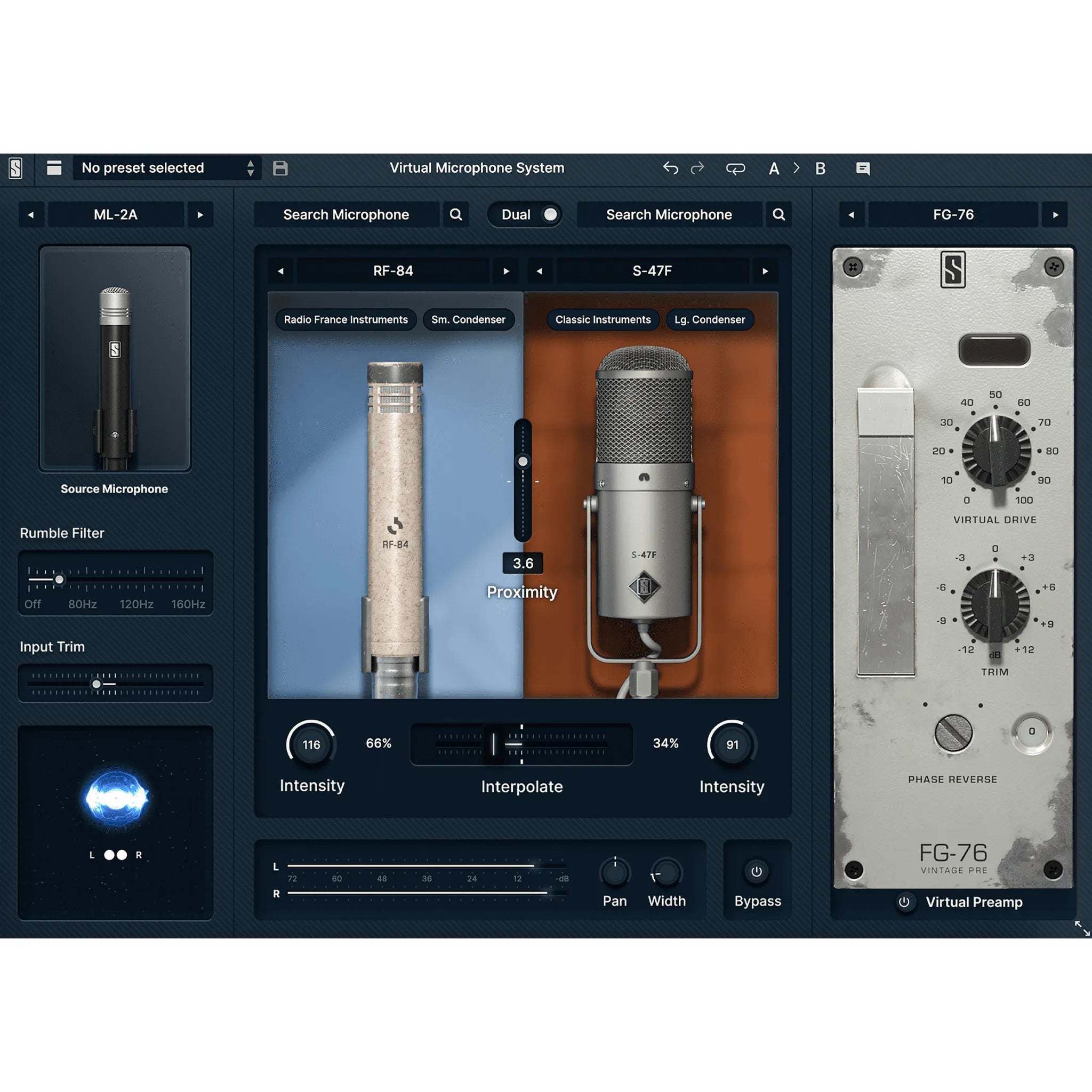 Slate Digital ML-2A - Par estéreo de micrófonos de modelado