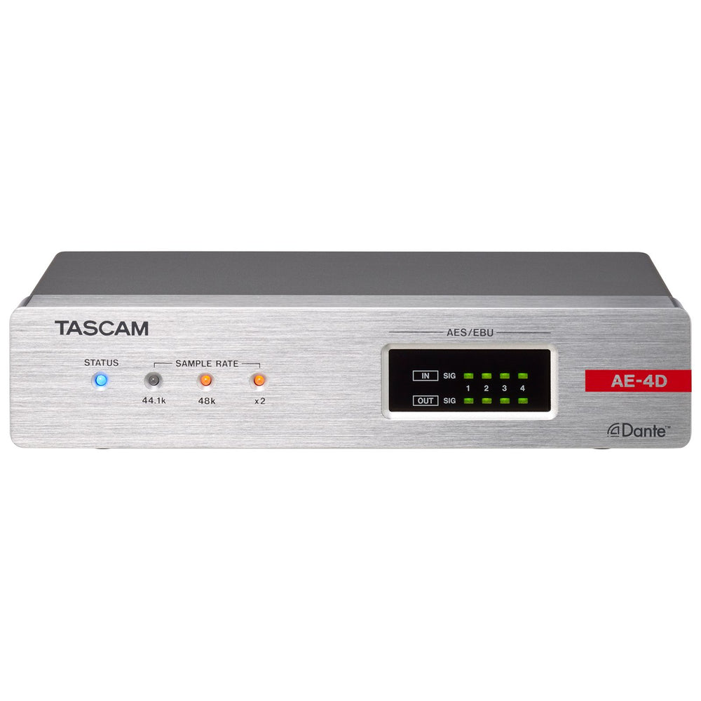 Tascam AE-4D - Convertidor Dante de I/O AES/EBU de 4 canales