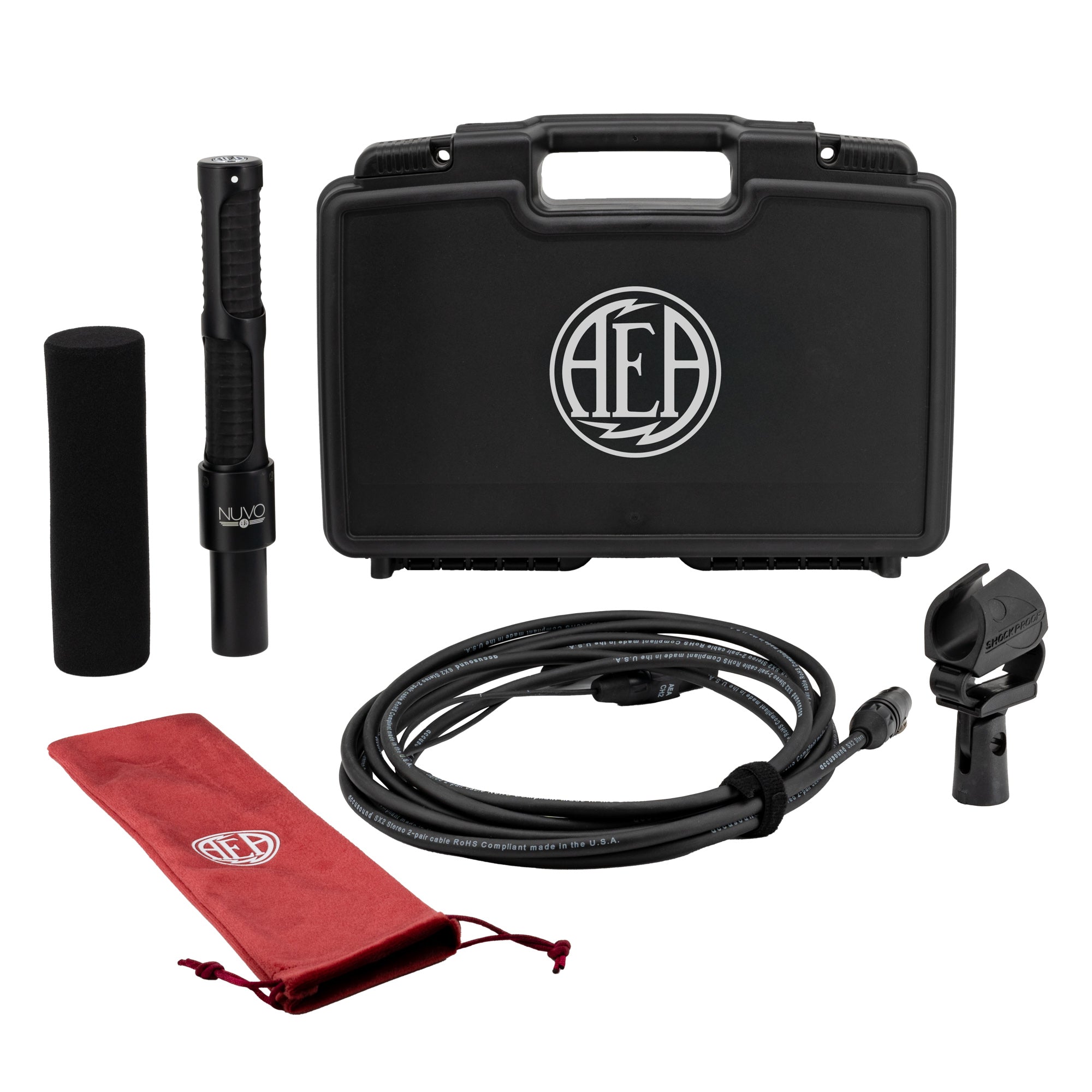 AEA Nuvo N28 Micrófono de cinta estéreo activo Blumlein - https://www.cromaonline.cl/