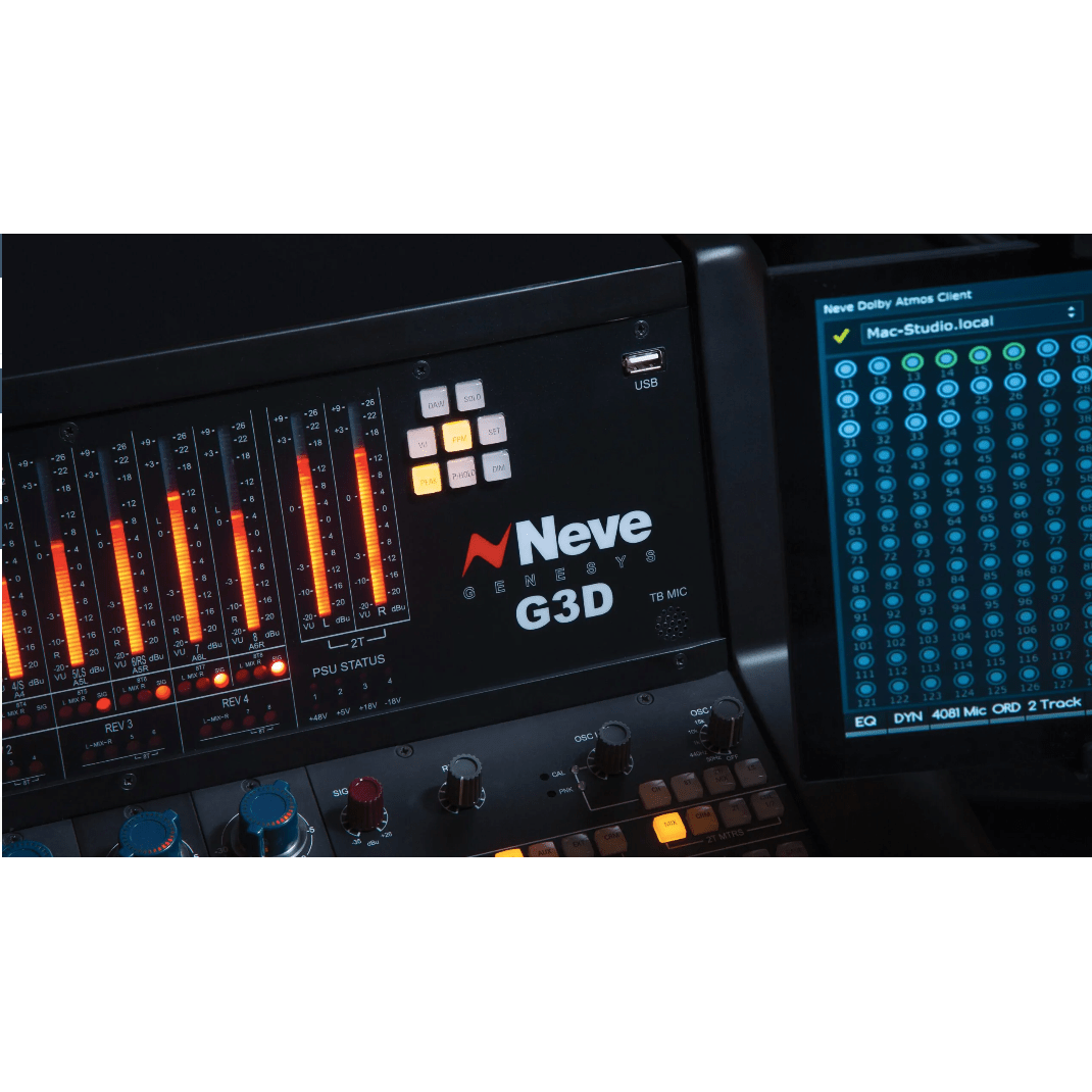 AMS Neve G3D option - Control Dolby Atmos para Genesys - https://www.cromaonline.cl/