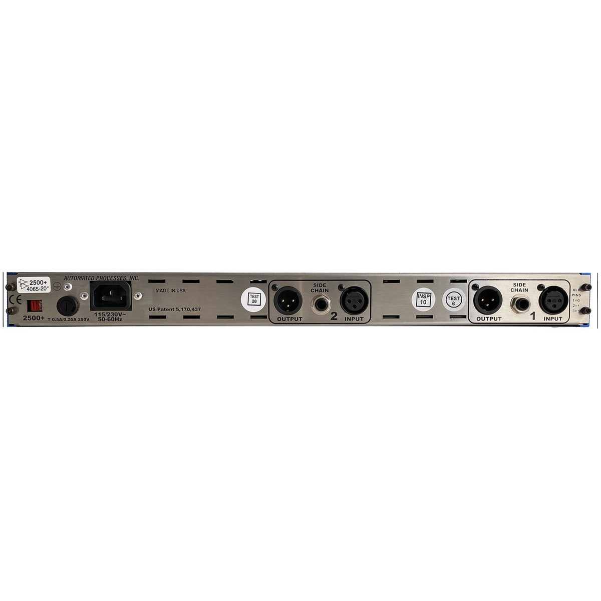 API 2500+ panel trasero