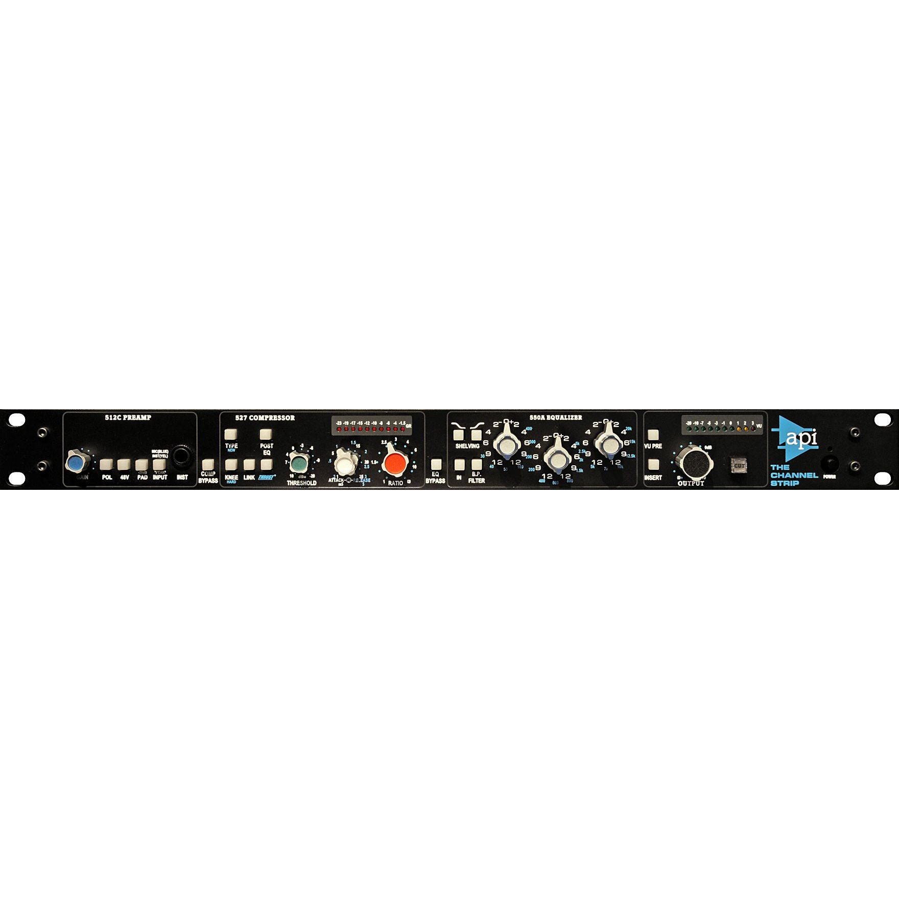 Api The Channel Strip - Preamp, compresor y Ecualizador de 1 canal - https://www.cromaonline.cl/