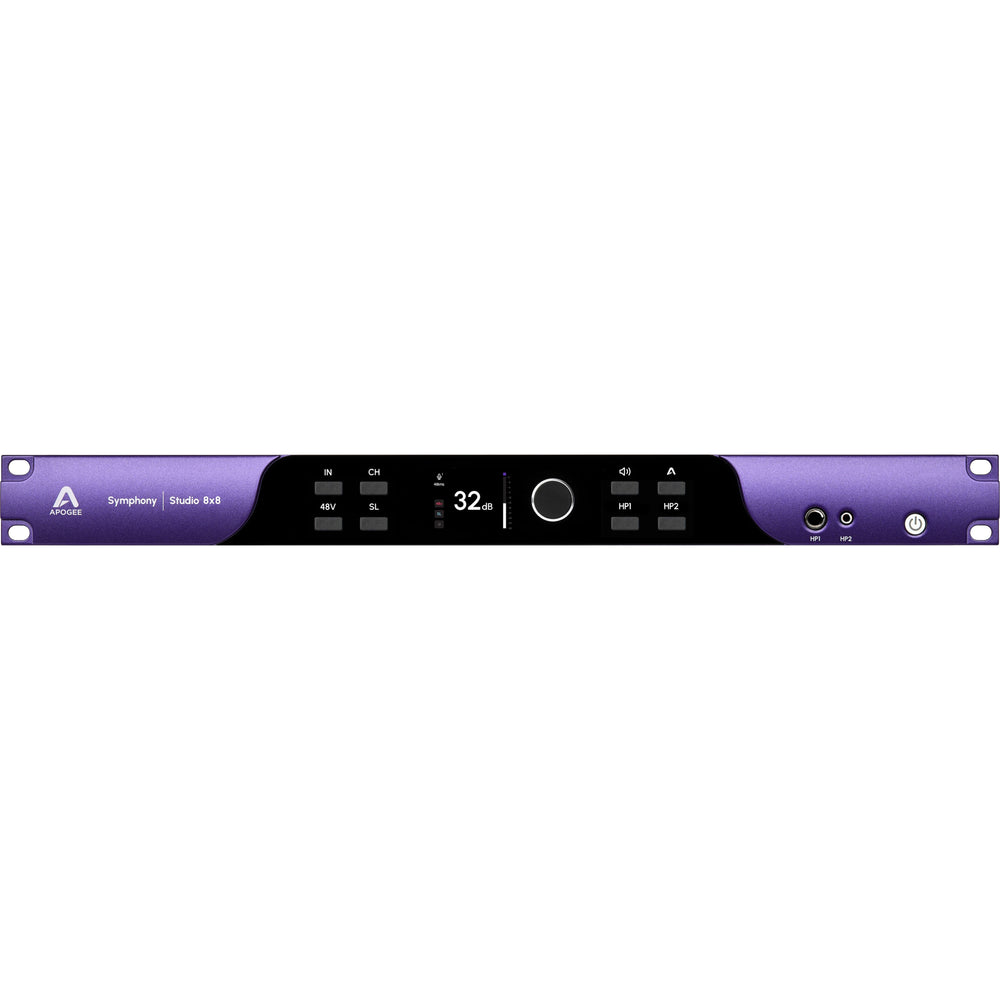 Apogee Symphony Studio 8x8 - Interfaz de audio para mezcla y grabación con DSP - https://www.cromaonline.cl/