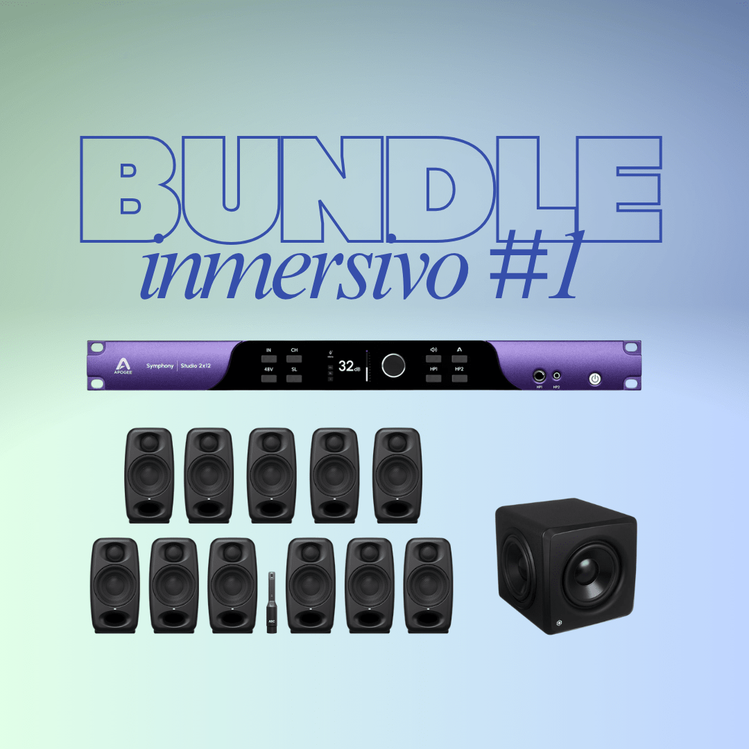 Bundle Inmersivo #1 - Apogee Symphony + 11 IK Multimedia iLoud Micro Pro + IK Multimedia iLoud Sub -