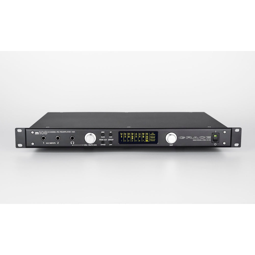 Grace Design m108 Preamplificador de micrófono de 8 canales con tarjeta CRO preinstalada - https://www.cromaonline.cl/