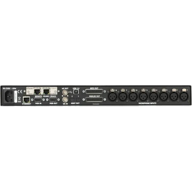 Grace Design m108 Preamplificador de micrófono de 8 canales con tarjeta Dante preinstalada - https://www.cromaonline.cl/