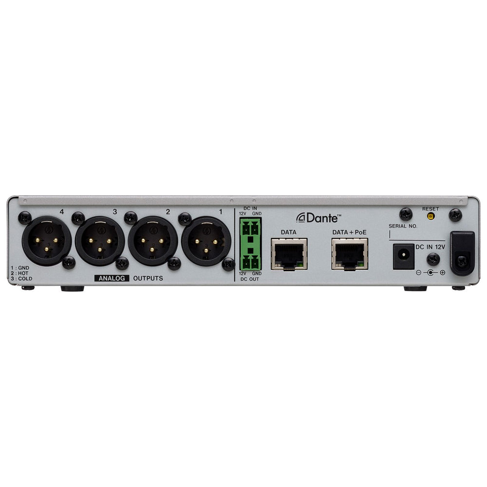 Tascam - ML-4D/OUT-X Convertidor Dante de 4 canales out línea y mezclador DSP