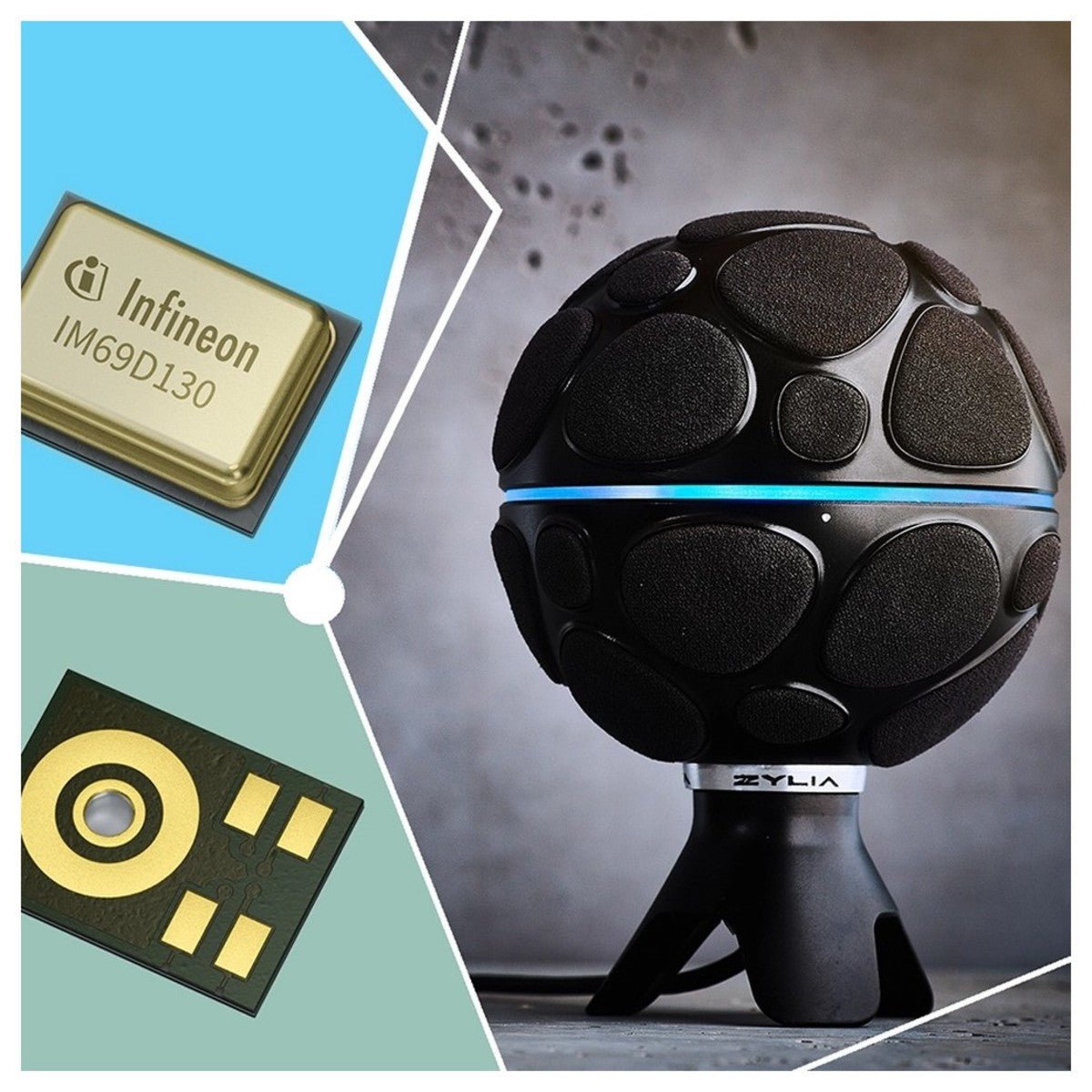 Zylya ZM1 - micrófono Ambisonic de tercer orden