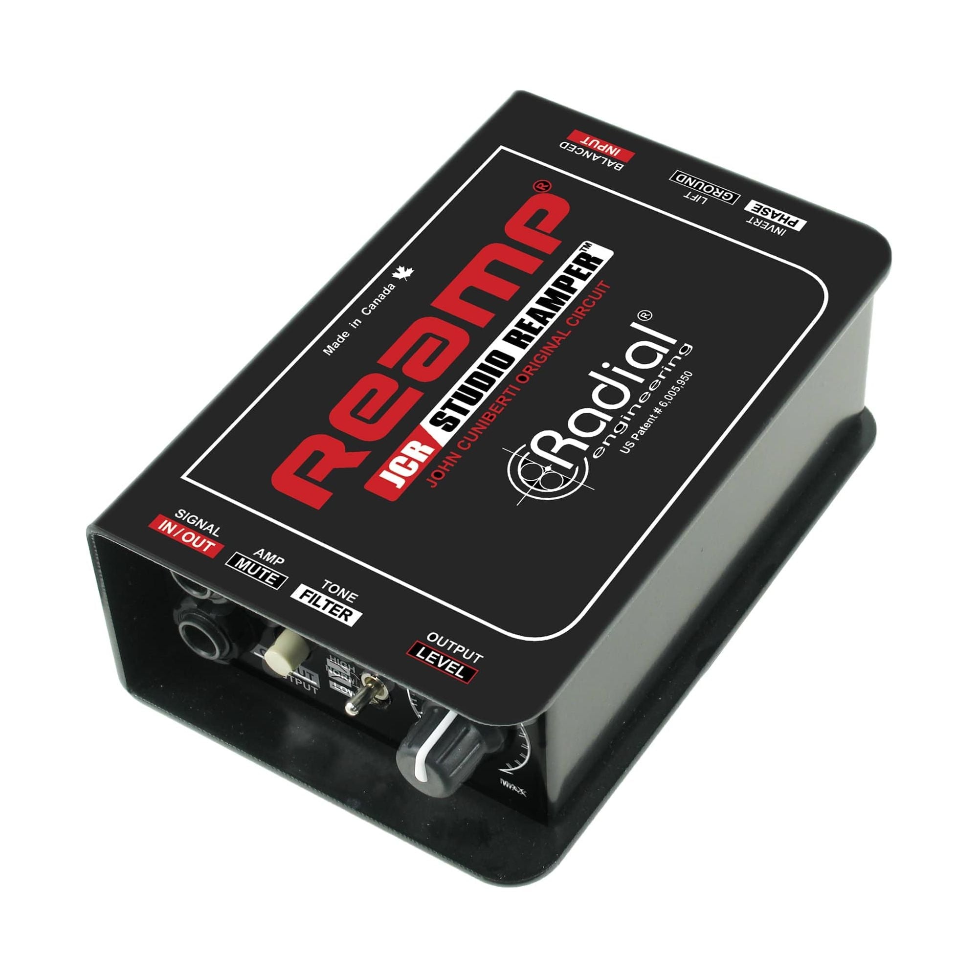 Radial JCR - caja de Reamp pasiva de 1 canal - https://www.cromaonline.cl/