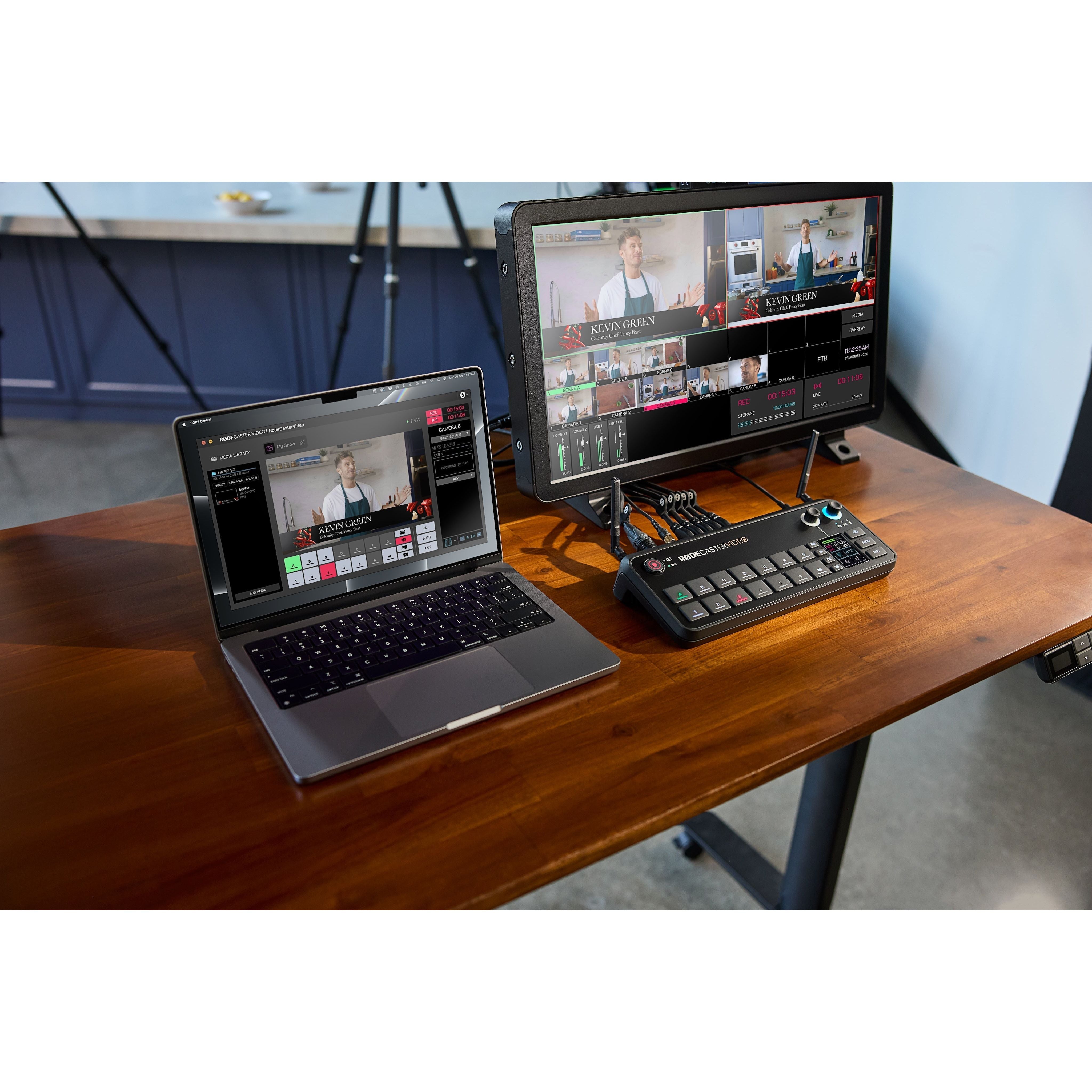 Rode Rodecaster Video - Consola de Producción de Audio y Video - https://www.cromaonline.cl/