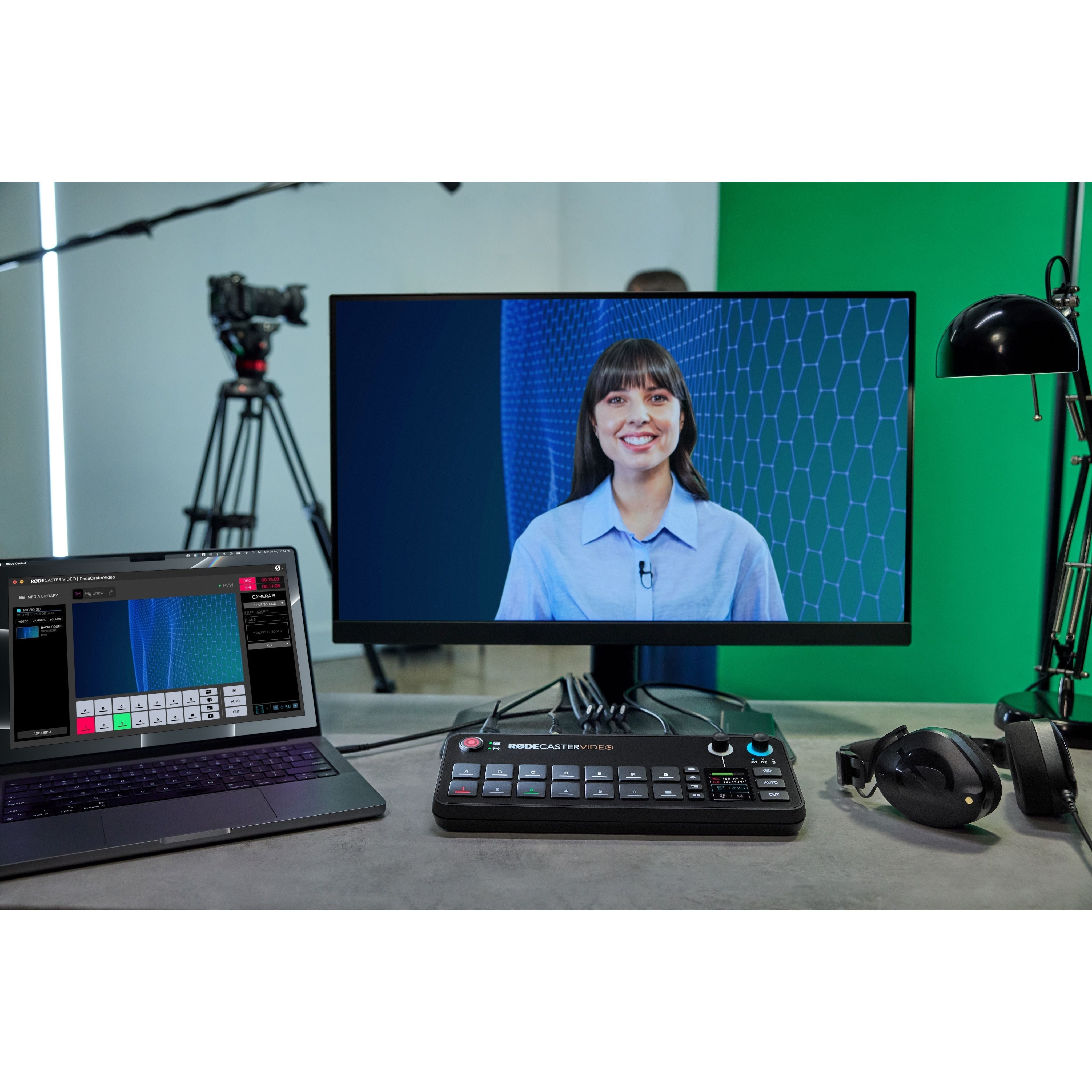 Rode Rodecaster Video - Consola de Producción de Audio y Video - https://www.cromaonline.cl/