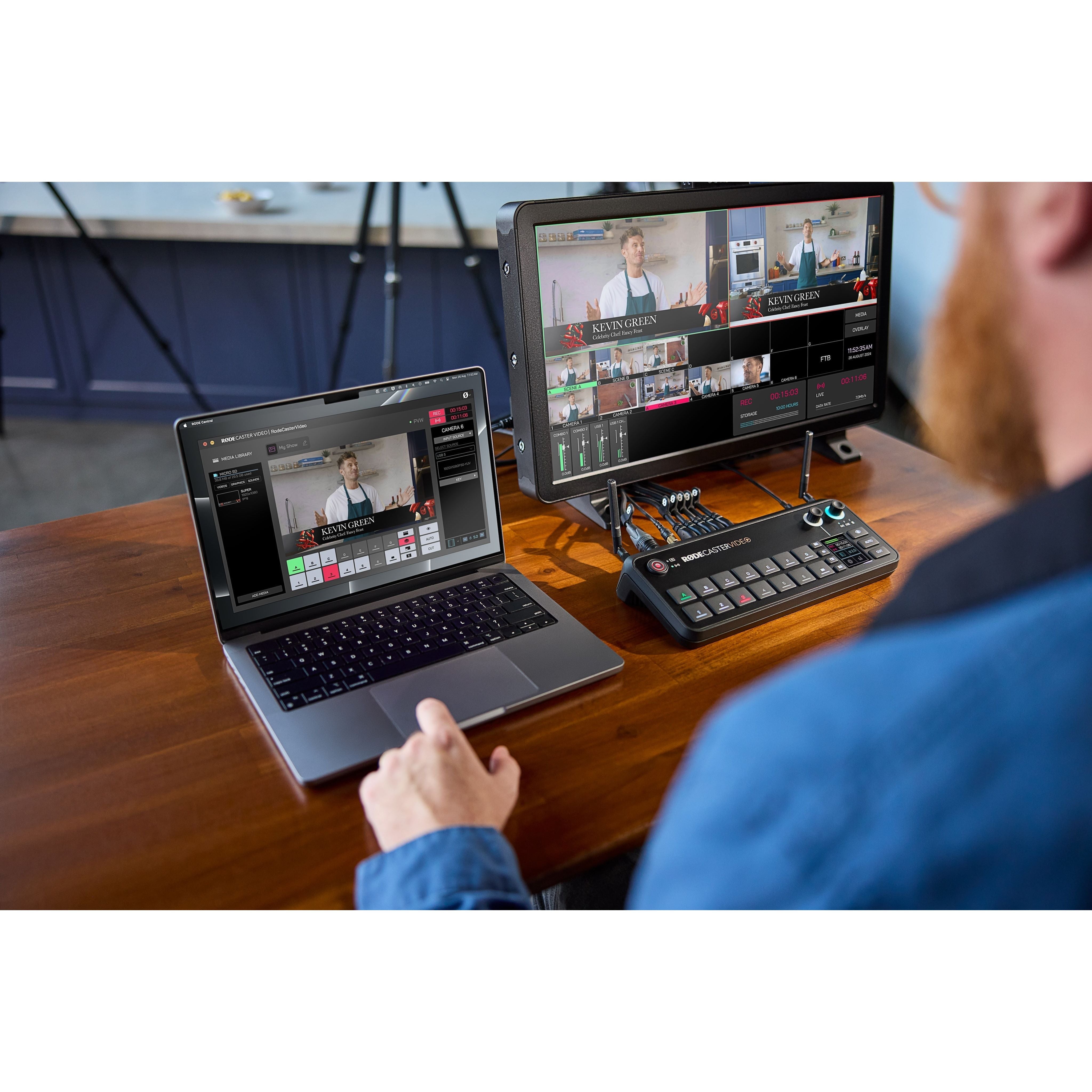 Rode Rodecaster Video - Consola de Producción de Audio y Video - https://www.cromaonline.cl/