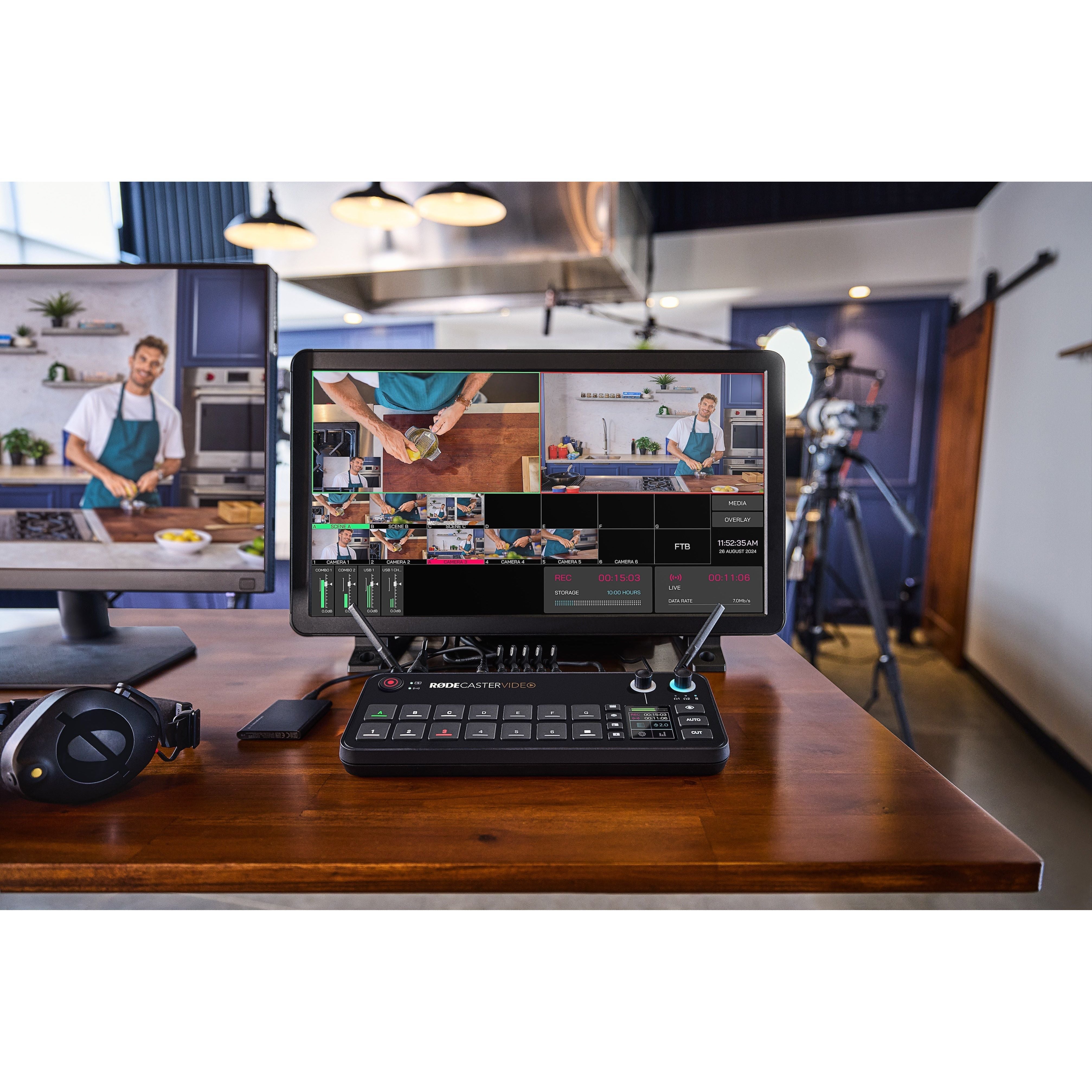 Rode Rodecaster Video - Consola de Producción de Audio y Video - https://www.cromaonline.cl/