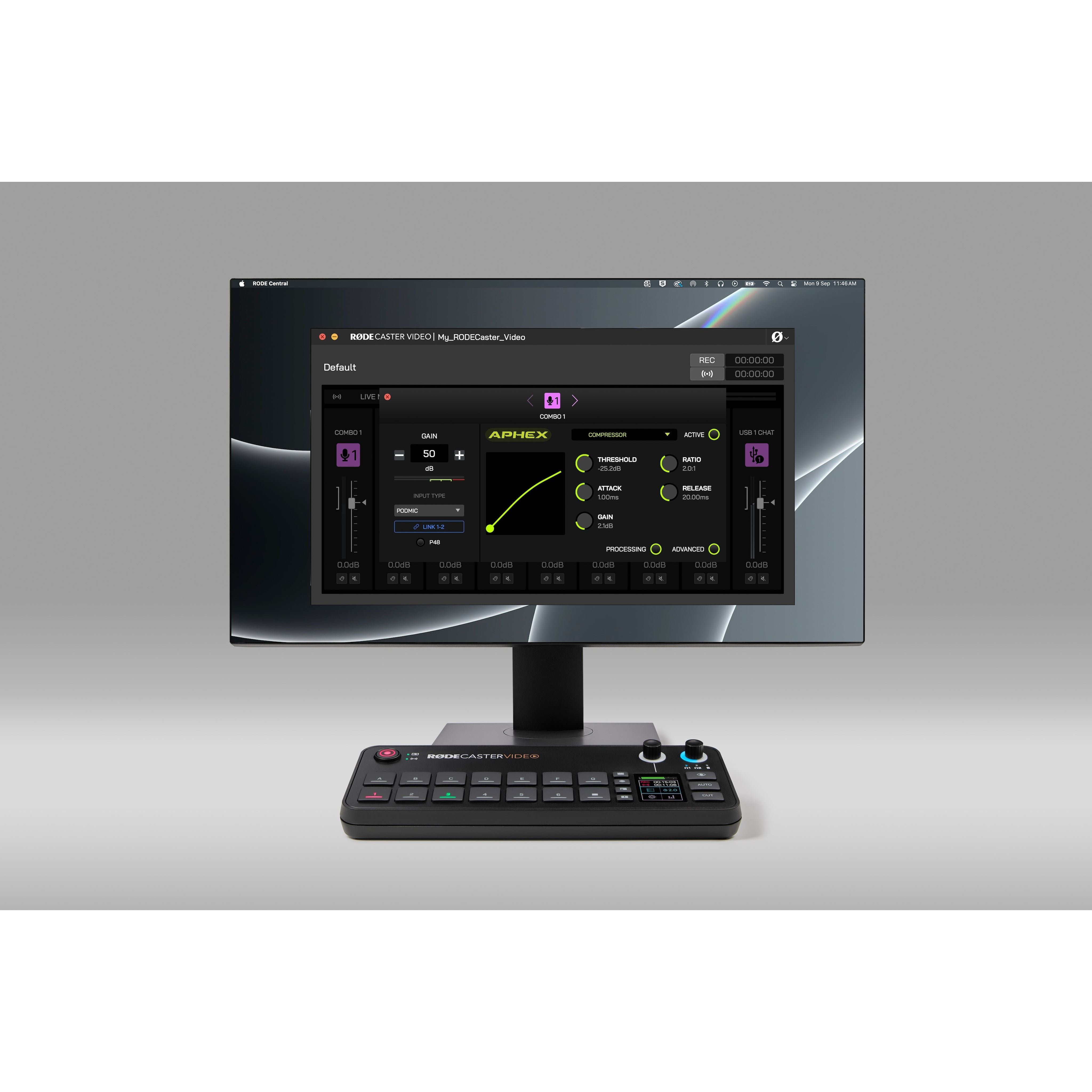 Rode Rodecaster Video - Consola de Producción de Audio y Video - https://www.cromaonline.cl/