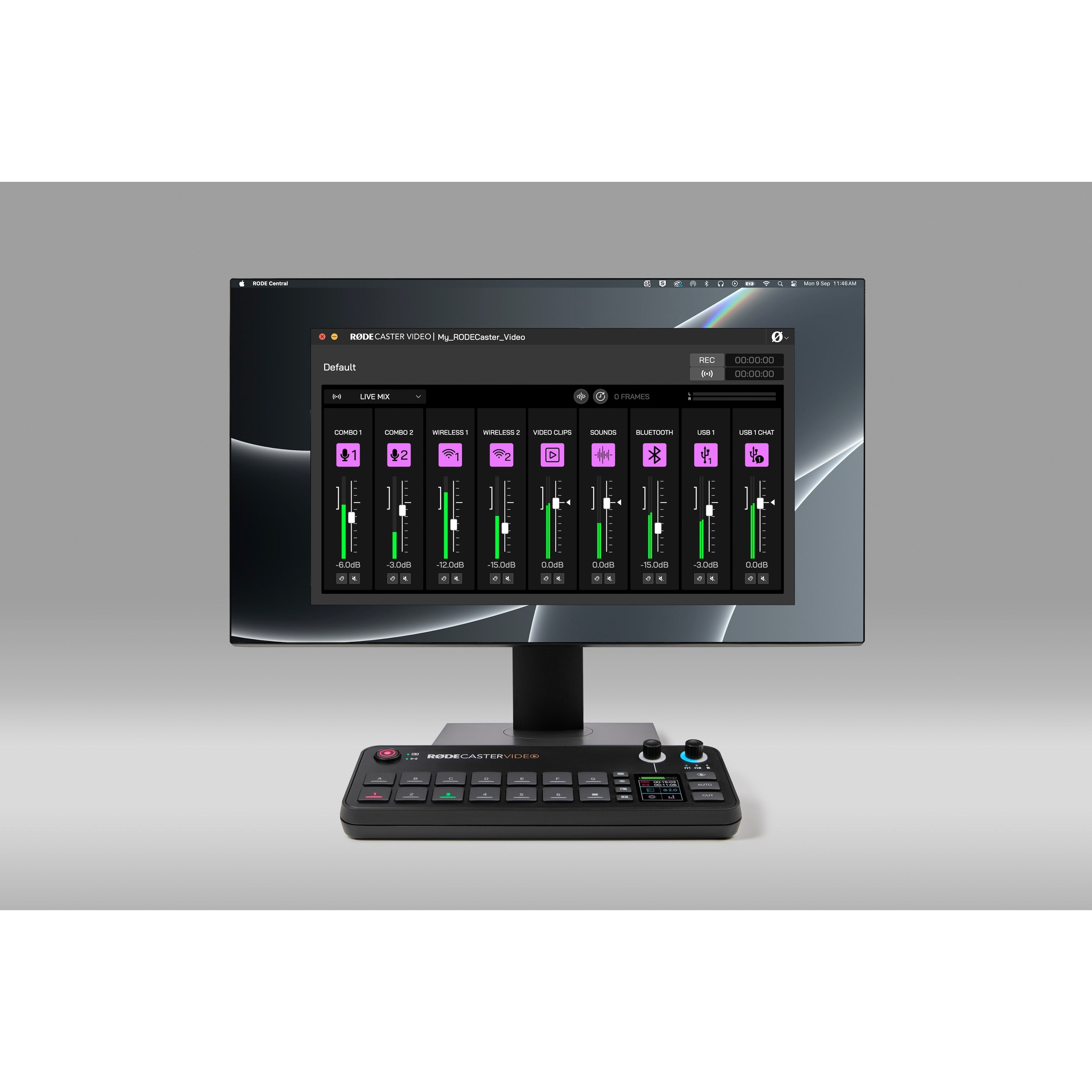 Rode Rodecaster Video - Consola de Producción de Audio y Video - https://www.cromaonline.cl/