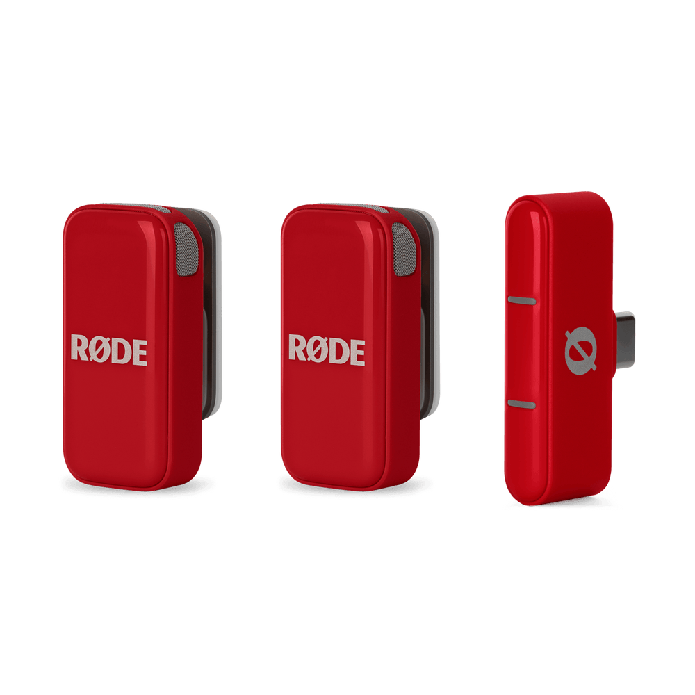 Rode Wireless Micro Red - Micrófono Inalámbrico portátil USB-C, color Rojo - https://www.cromaonline.cl/
