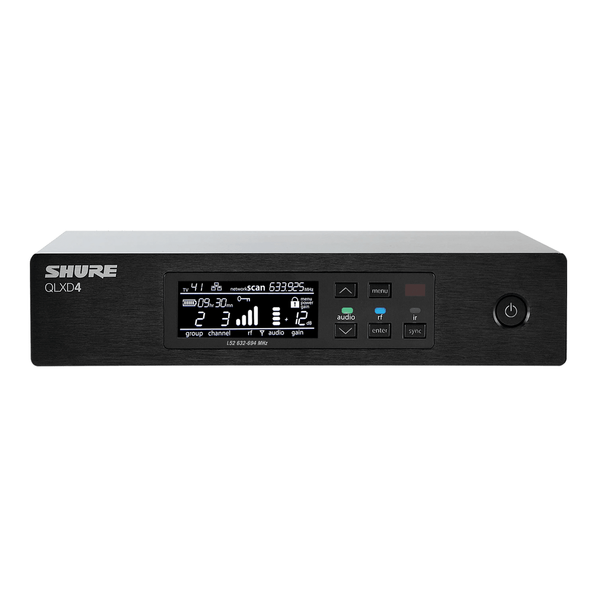 Shure QLXD4 receptor inalámbrico digital