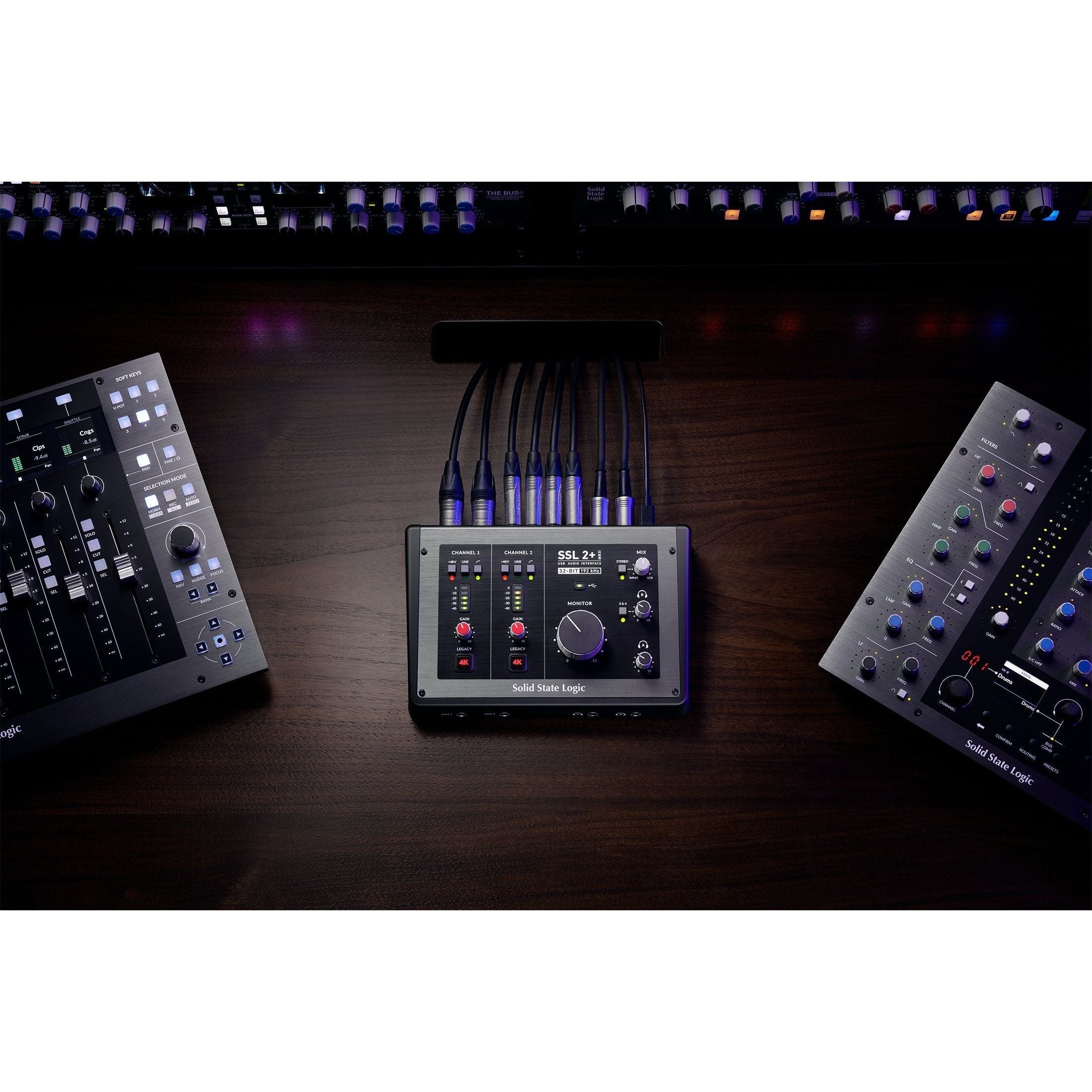 Solid State Logic SSL2+ MKII - Interfaz de audio USBC de 2 canales - https://www.cromaonline.cl/