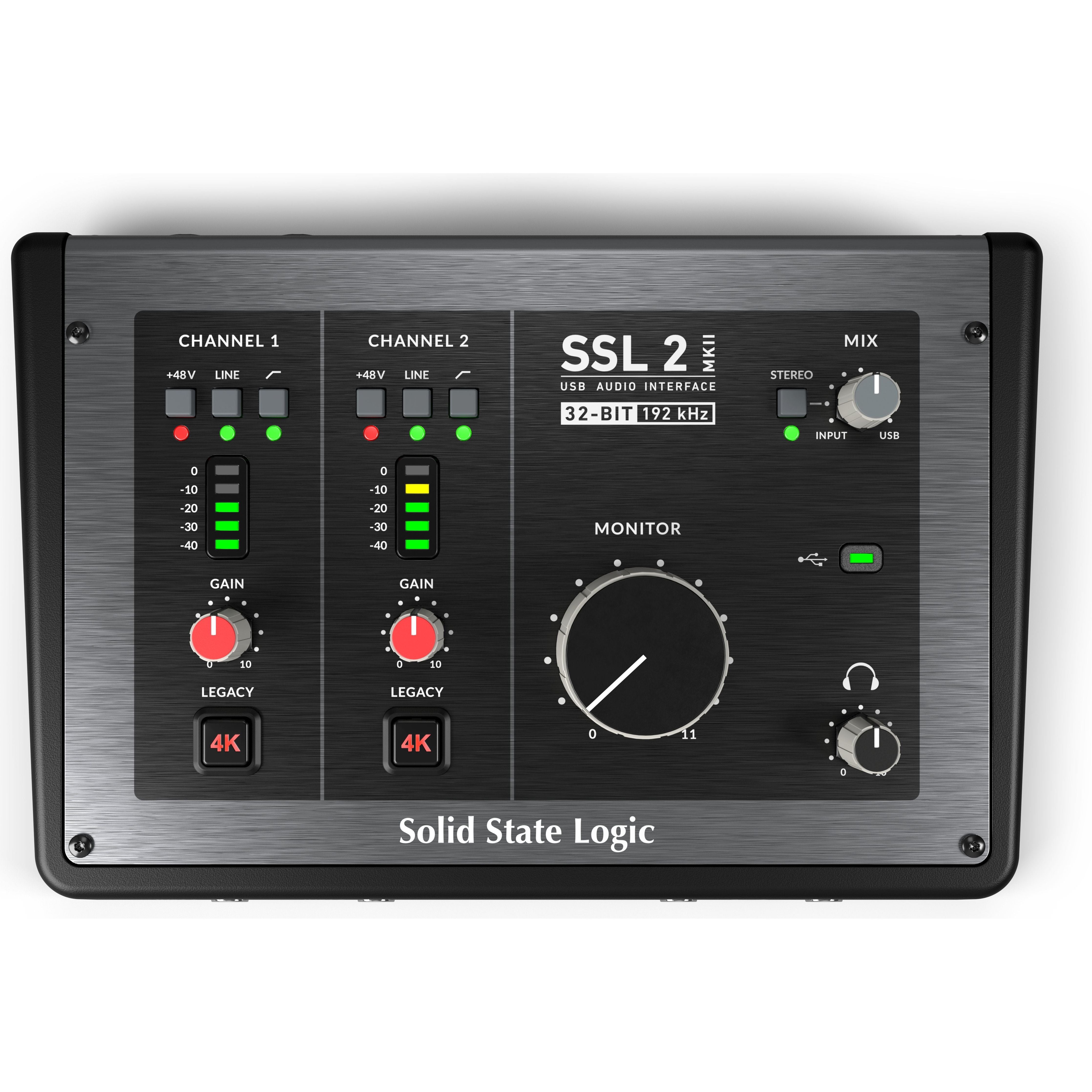 Solid State Logic SSL2+ MKII - Interfaz de audio USBC de 2 canales - https://www.cromaonline.cl/