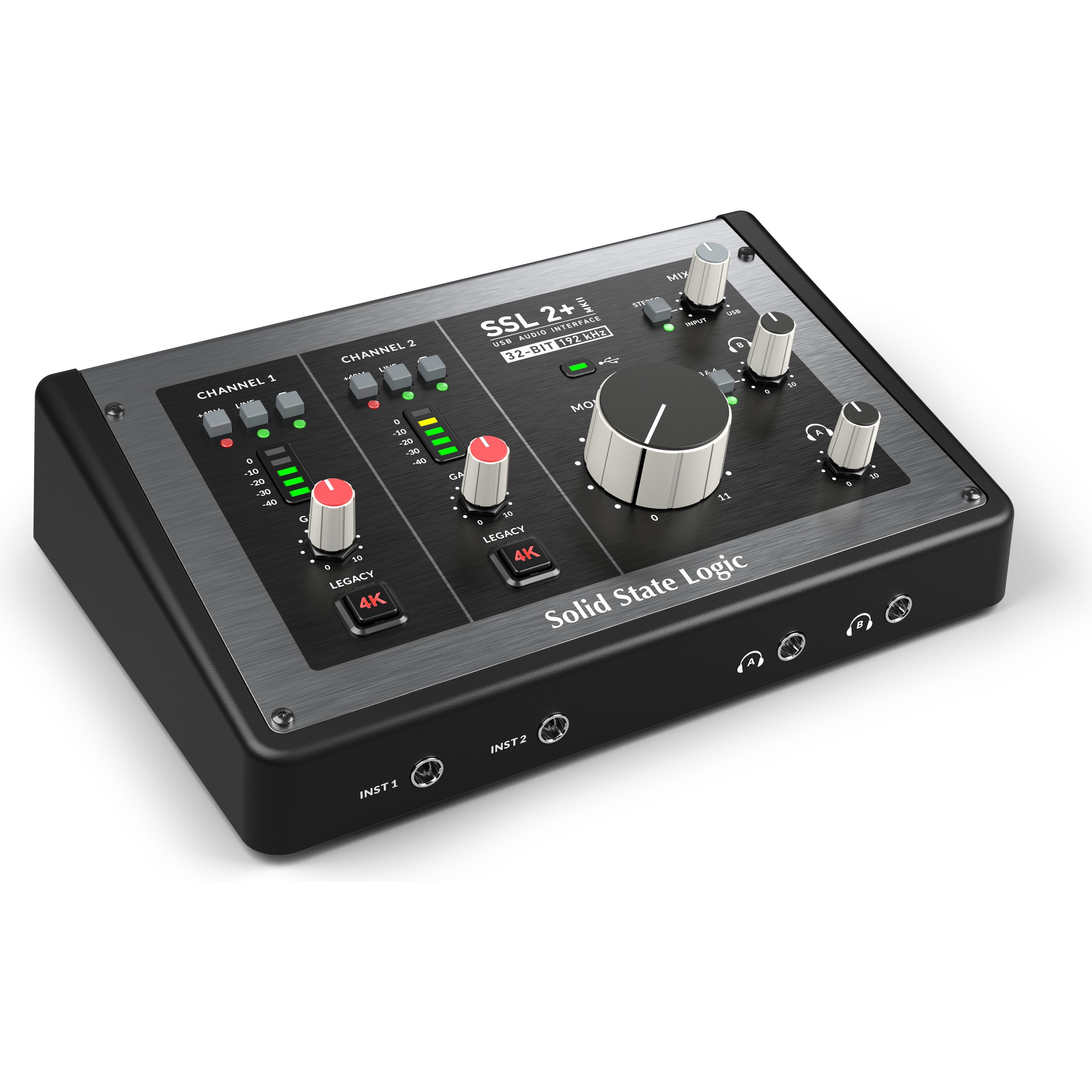 Solid State Logic SSL2+ MKII - Interfaz de audio USBC de 2 canales - https://www.cromaonline.cl/