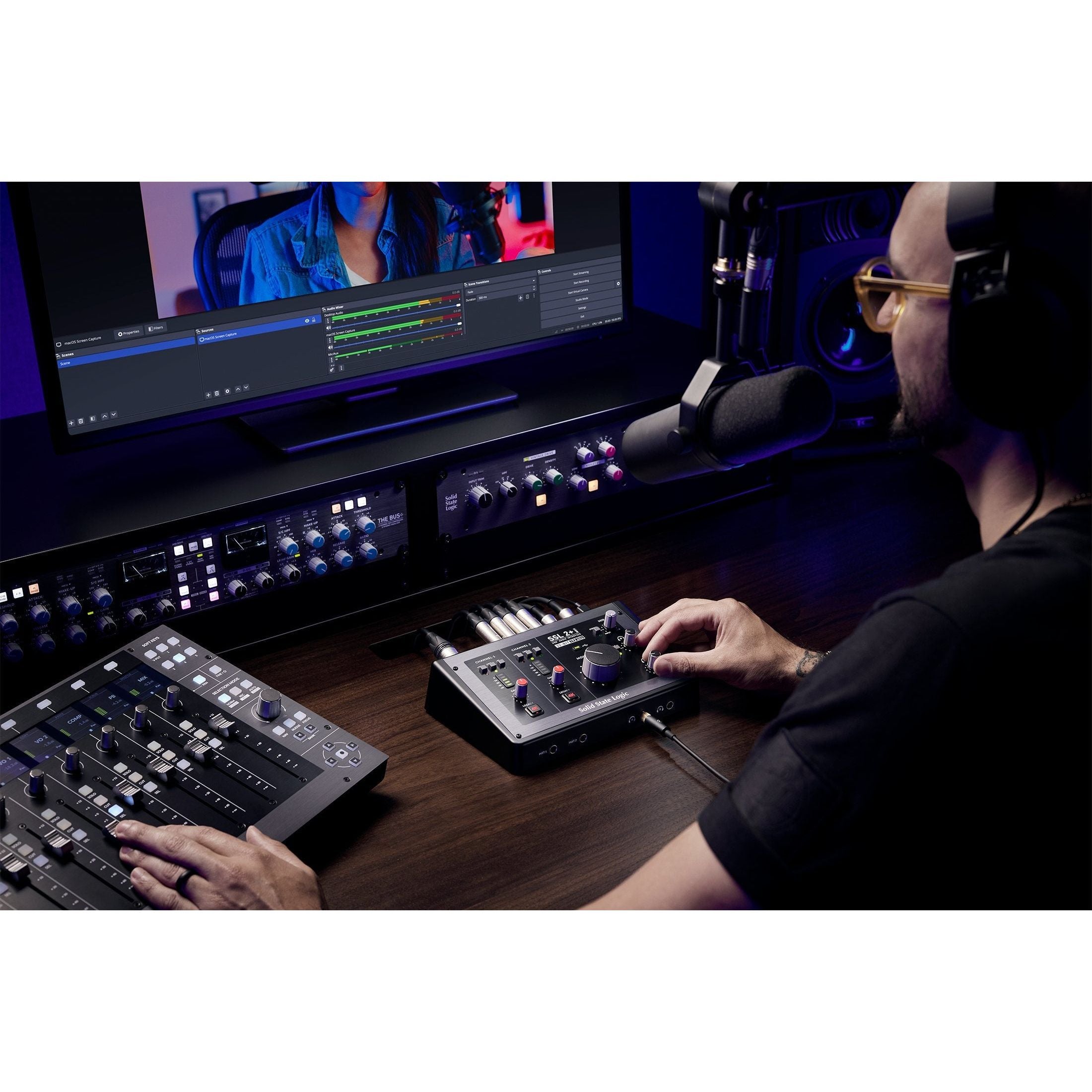 Solid State Logic SSL2+ MKII - Interfaz de audio USBC de 2 canales - https://www.cromaonline.cl/