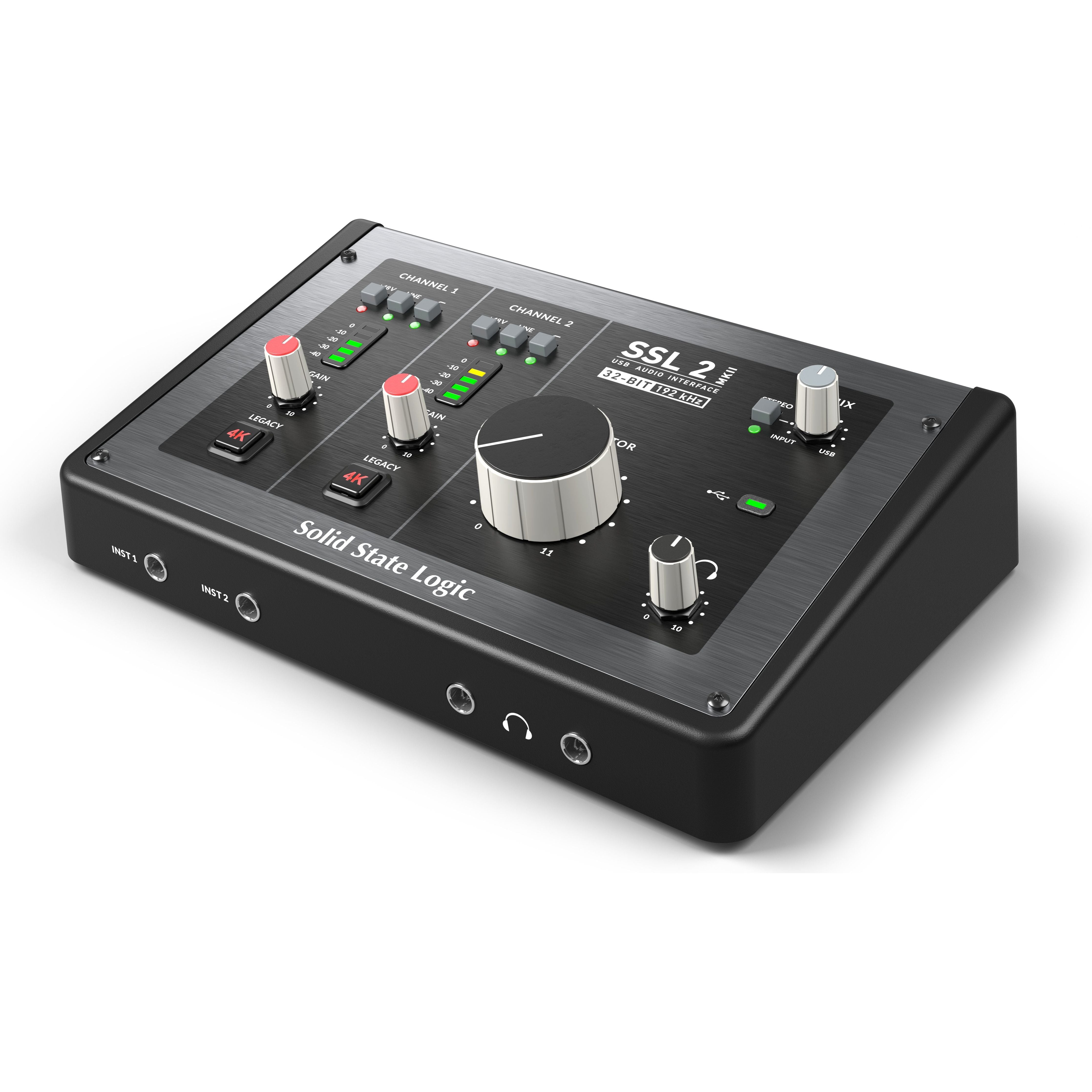 Solid State Logic SSL2 MKII - Interfaz de audio USBC de 2 canales - https://www.cromaonline.cl/