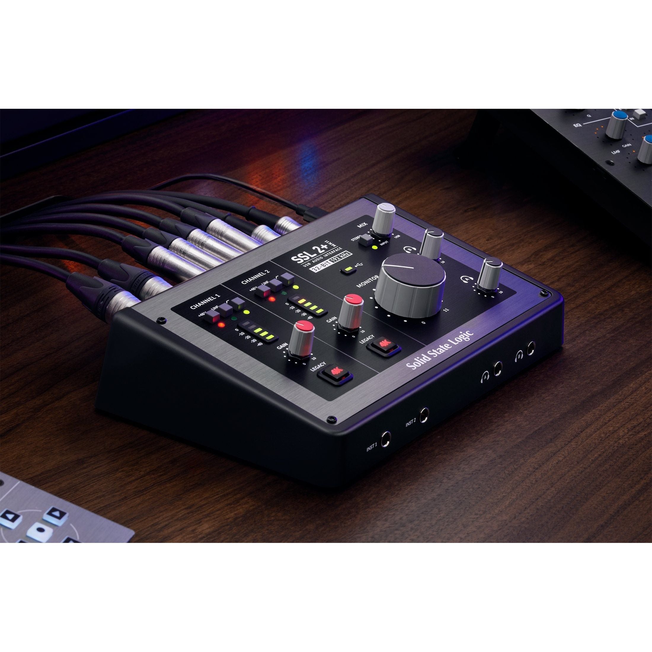 Solid State Logic SSL2+ MKII - Interfaz de audio USBC de 2 canales - https://www.cromaonline.cl/