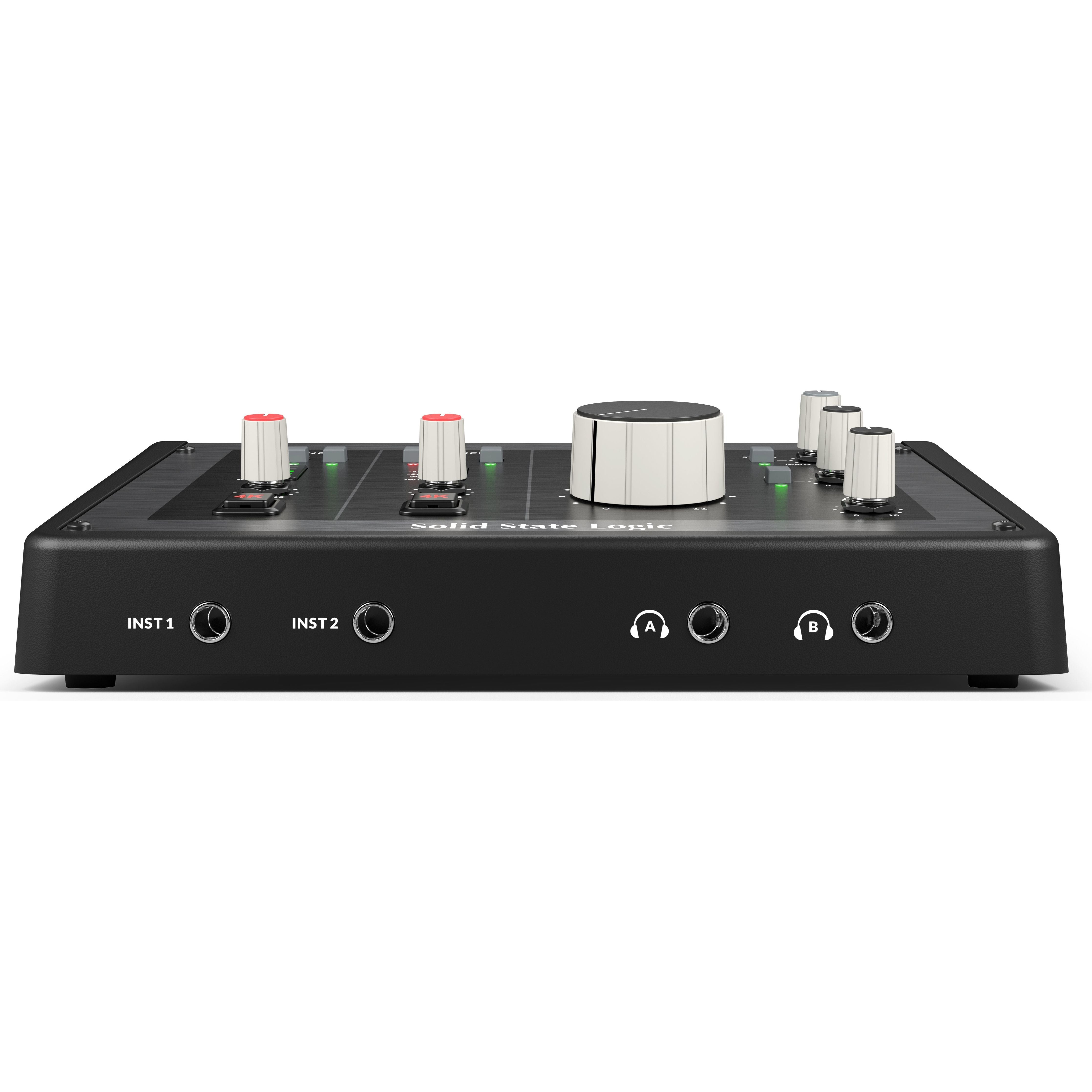 Solid State Logic SSL2+ MKII - Interfaz de audio USBC de 2 canales - https://www.cromaonline.cl/