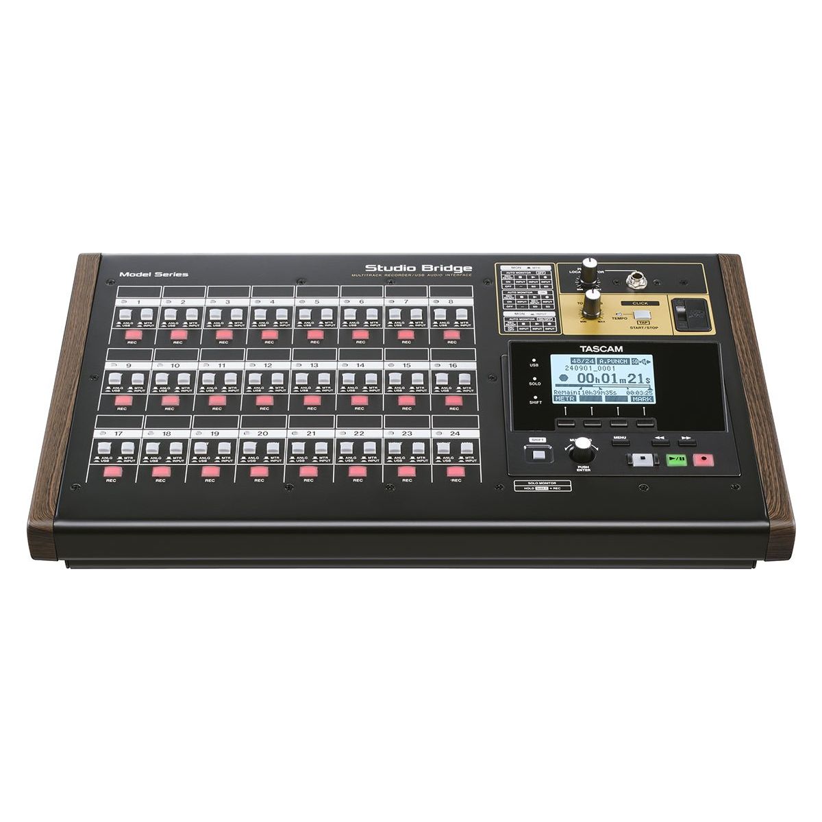 Tascam Studio Bridge - Grabador e Interfaz de audio de 24 canales - https://www.cromaonline.cl/