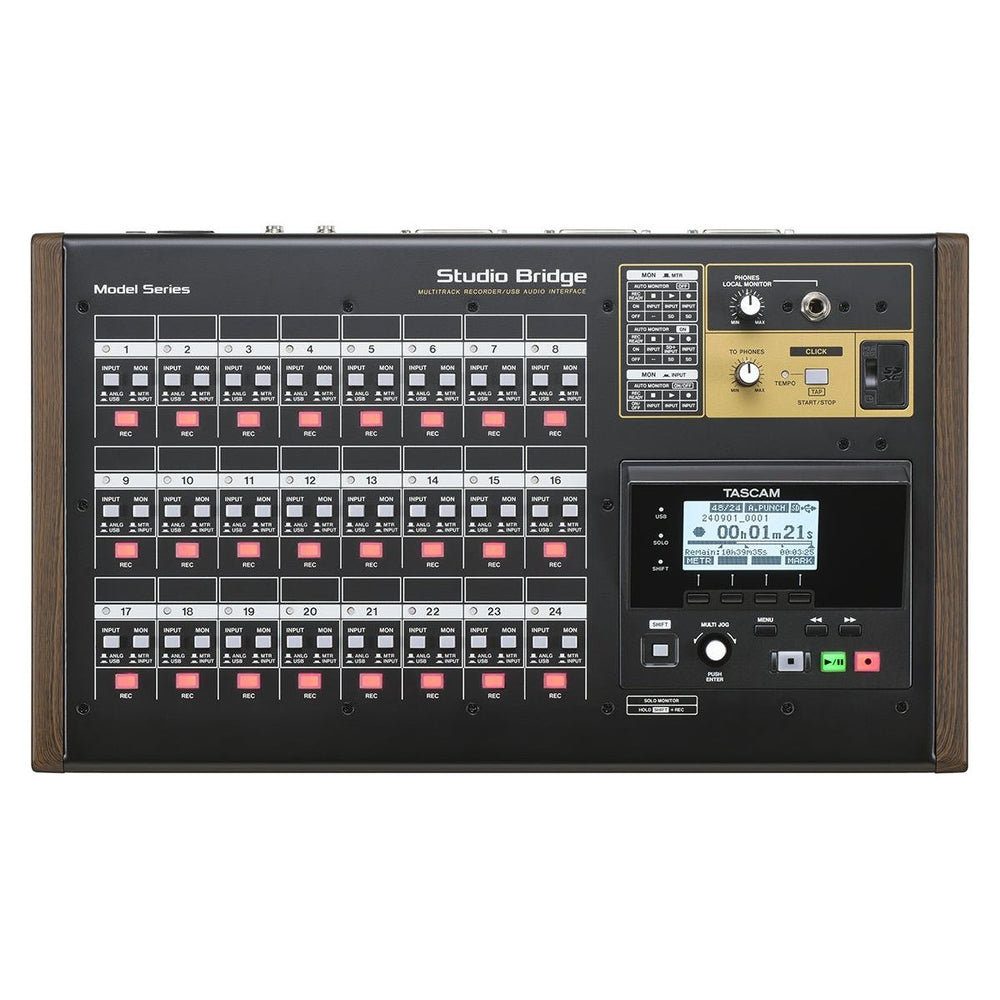 Tascam Studio Bridge - Grabador e Interfaz de audio de 24 canales - https://www.cromaonline.cl/