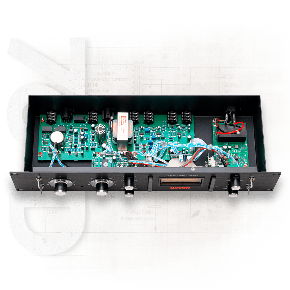 Warm Audio WA76 - D Compresor FET discreto de ganancia limpia de un solo canal - https://www.cromaonline.cl/