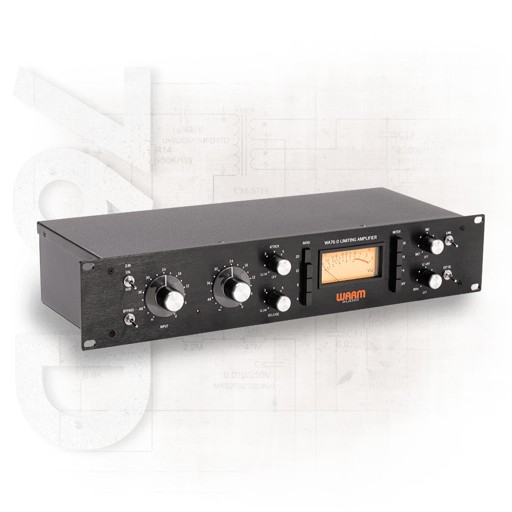 Warm Audio WA76 - D Compresor FET discreto de ganancia limpia de un solo canal - https://www.cromaonline.cl/
