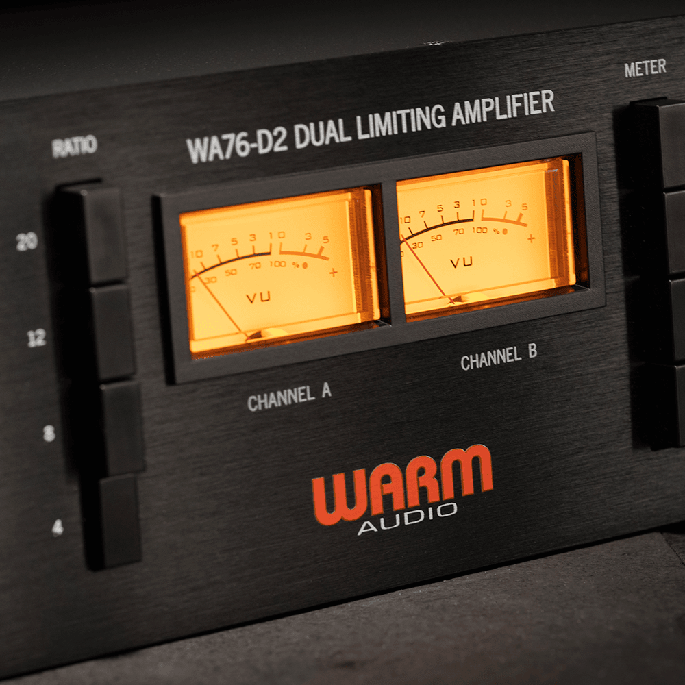Warm Audio WA76 - D2 Compresor FET discreto de ganancia limpia de doble canal - https://www.cromaonline.cl/
