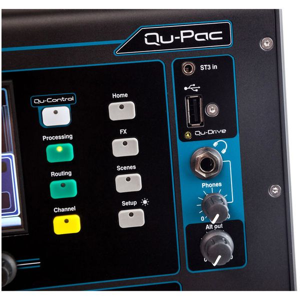 Allen&Heath QU PAC - Mixer digital portable de 16 in/12 out - https://www.cromaonline.cl/