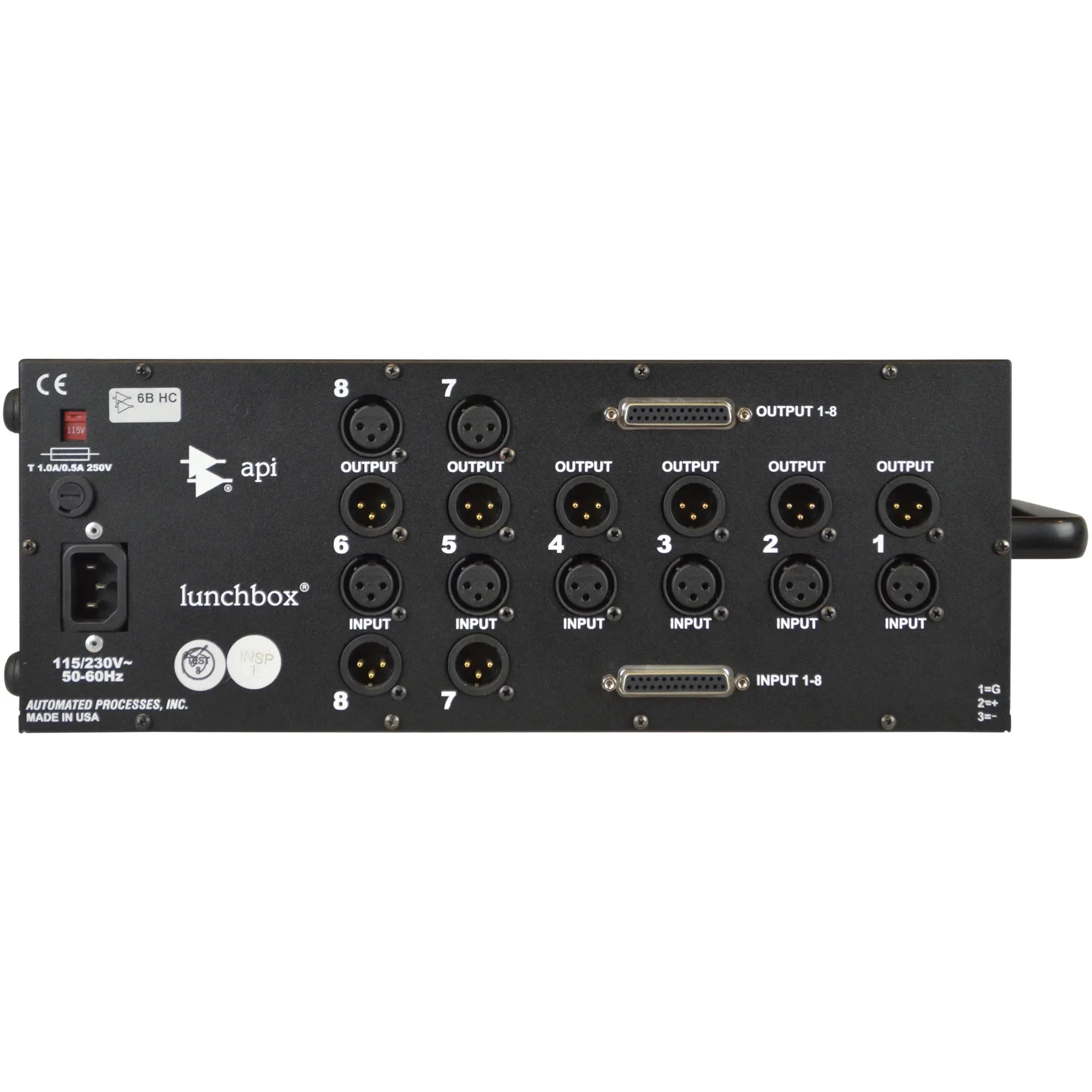 API 6B Lunchbox - Rack para Serie 500 de 6 espacios - https://www.cromaonline.cl/