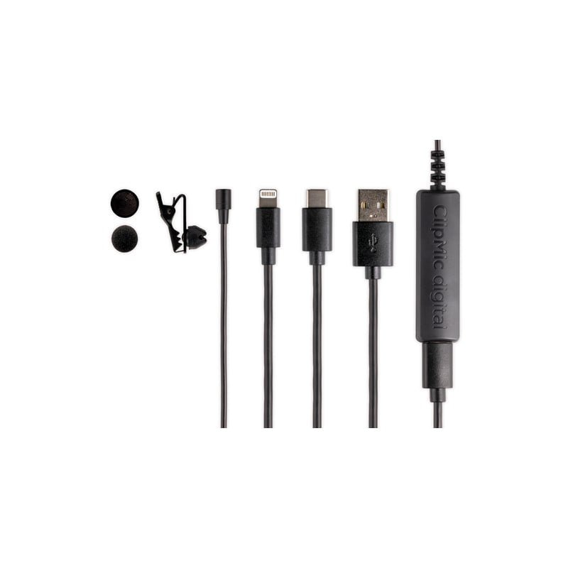 Apogee ClipMic Digital 2 - Micrófono lavalier de condensador - https://www.cromaonline.cl/