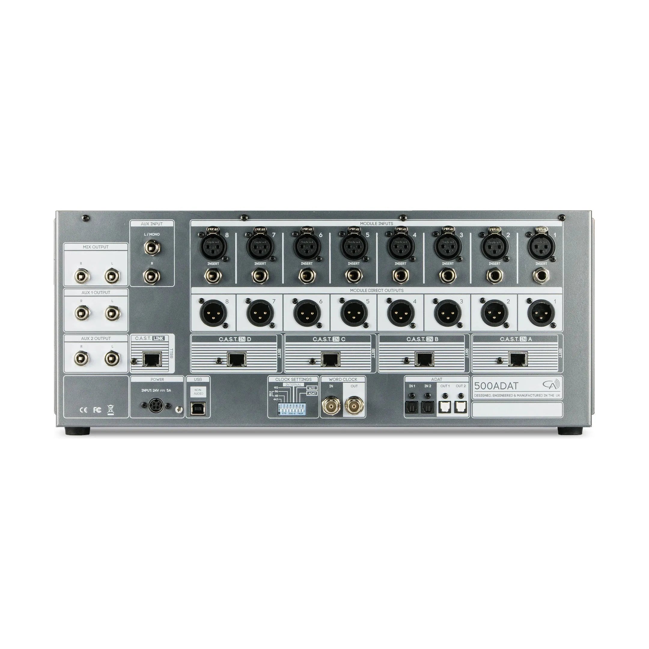Cranborne Audio 500ADAT - Rack Series 500 8U con puerto Adat - https://www.cromaonline.cl/