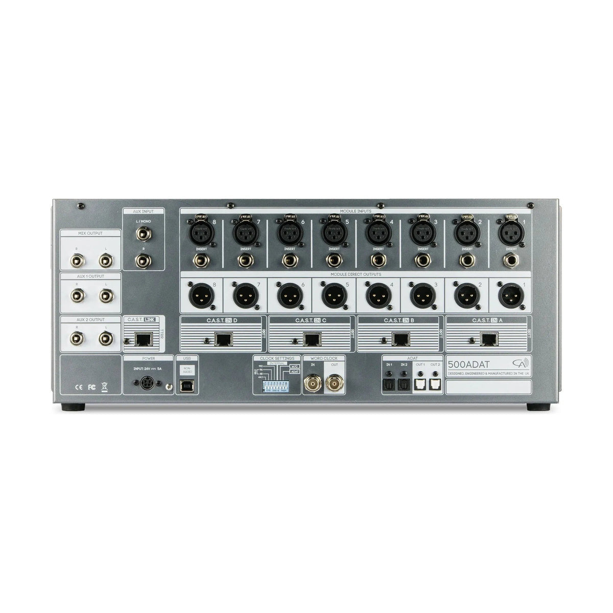 Cranborne Audio 500ADAT - Rack Series 500 8U con puerto Adat - https://www.cromaonline.cl/