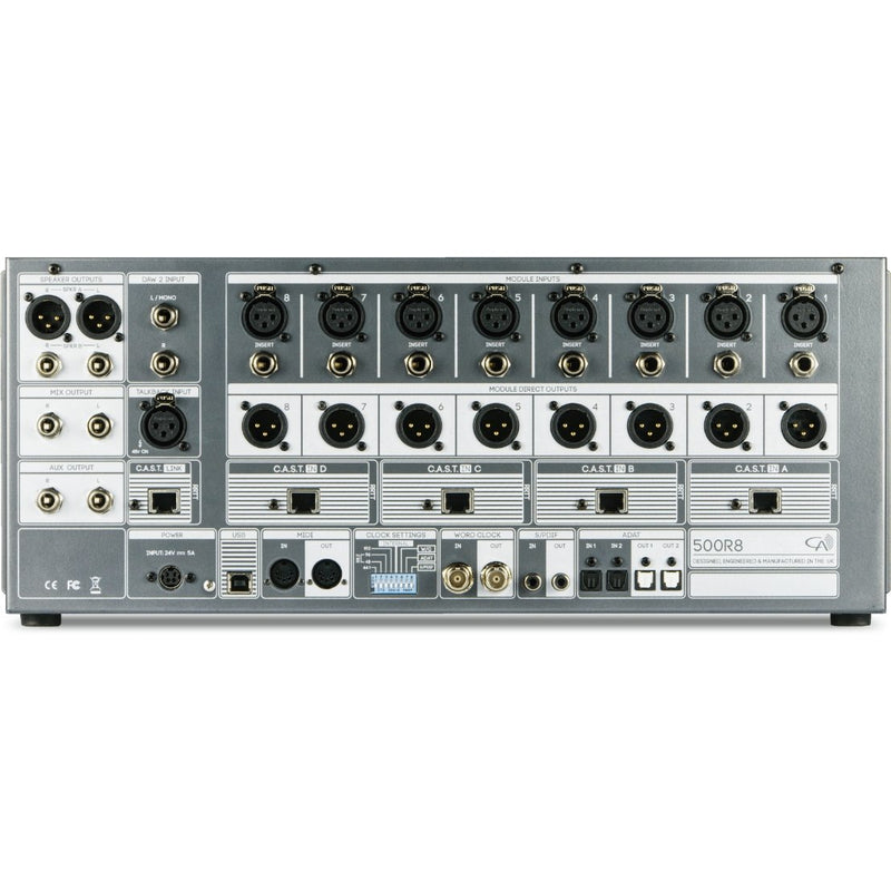 Cranborne Audio 500R8 - Rack de Serie 500 de 8 U con interfaz USB - https://www.cromaonline.cl/