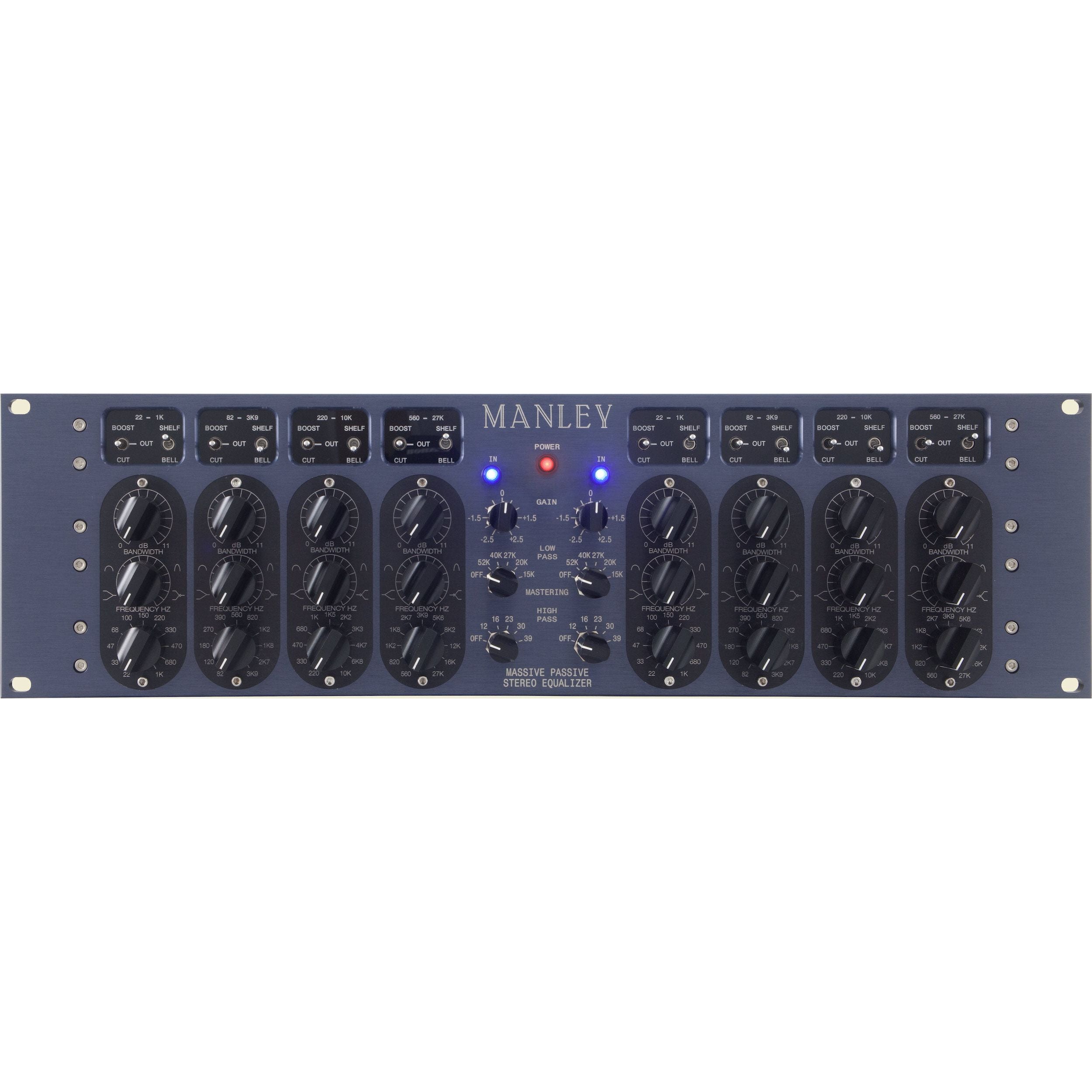 Manley Massive Passive - Ecualizador análogo para Mastering - https://www.cromaonline.cl/
