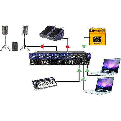 Radial KL8 - Mezclador para Teclados - https://www.cromaonline.cl/