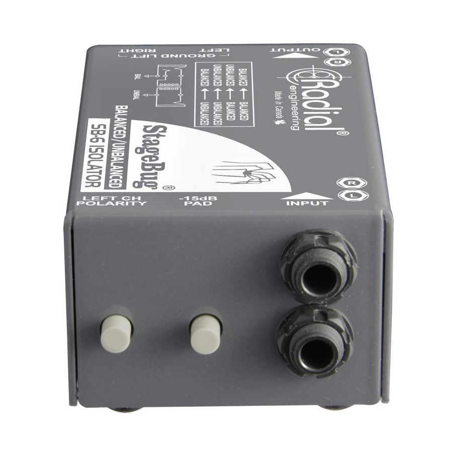 Radial SB6 - Aislador Stereo - https://www.cromaonline.cl/